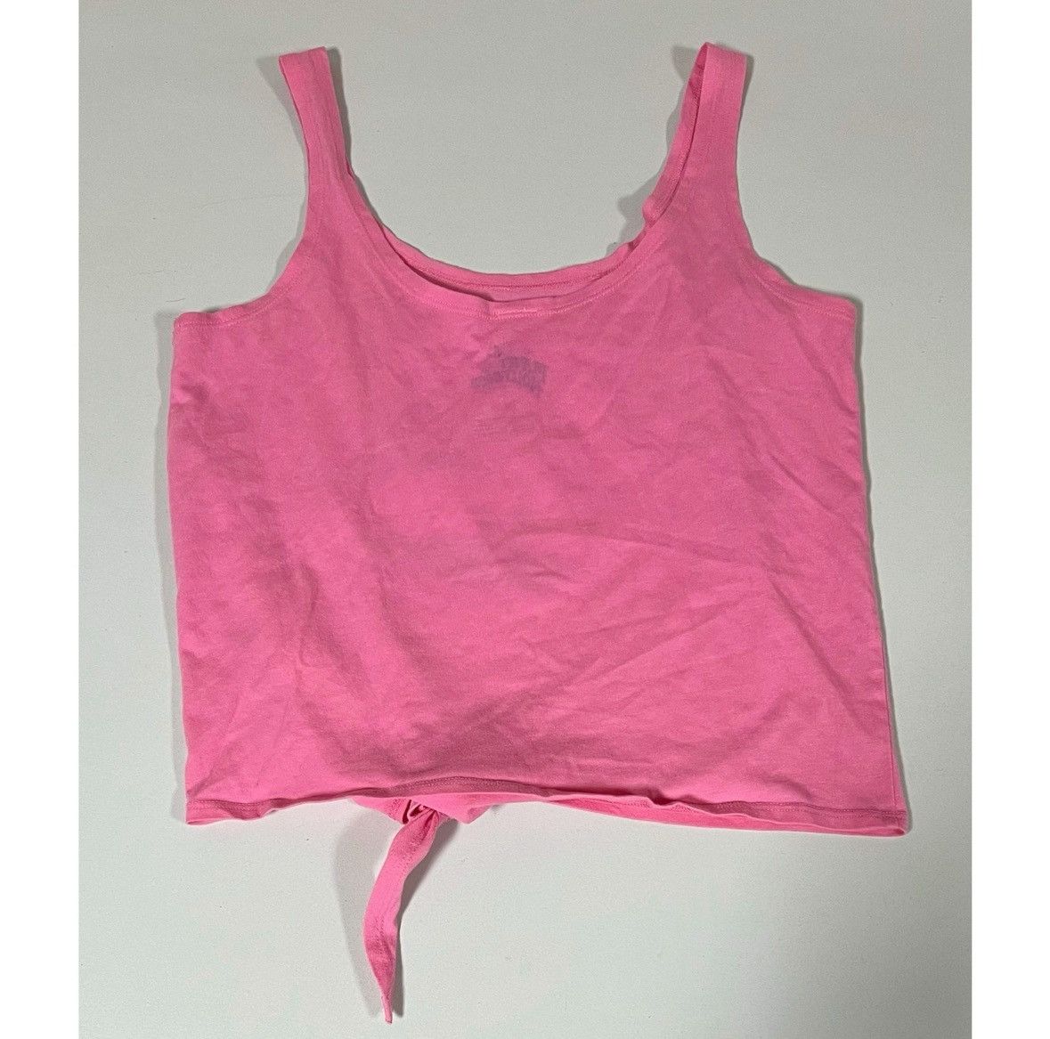 Planet Hollywood Planet Hollywood Graphic Tie-Front Tank Top Shirt Size M 🌎✨ Size M / US 6-8 / IT 42-44 - 3 Thumbnail