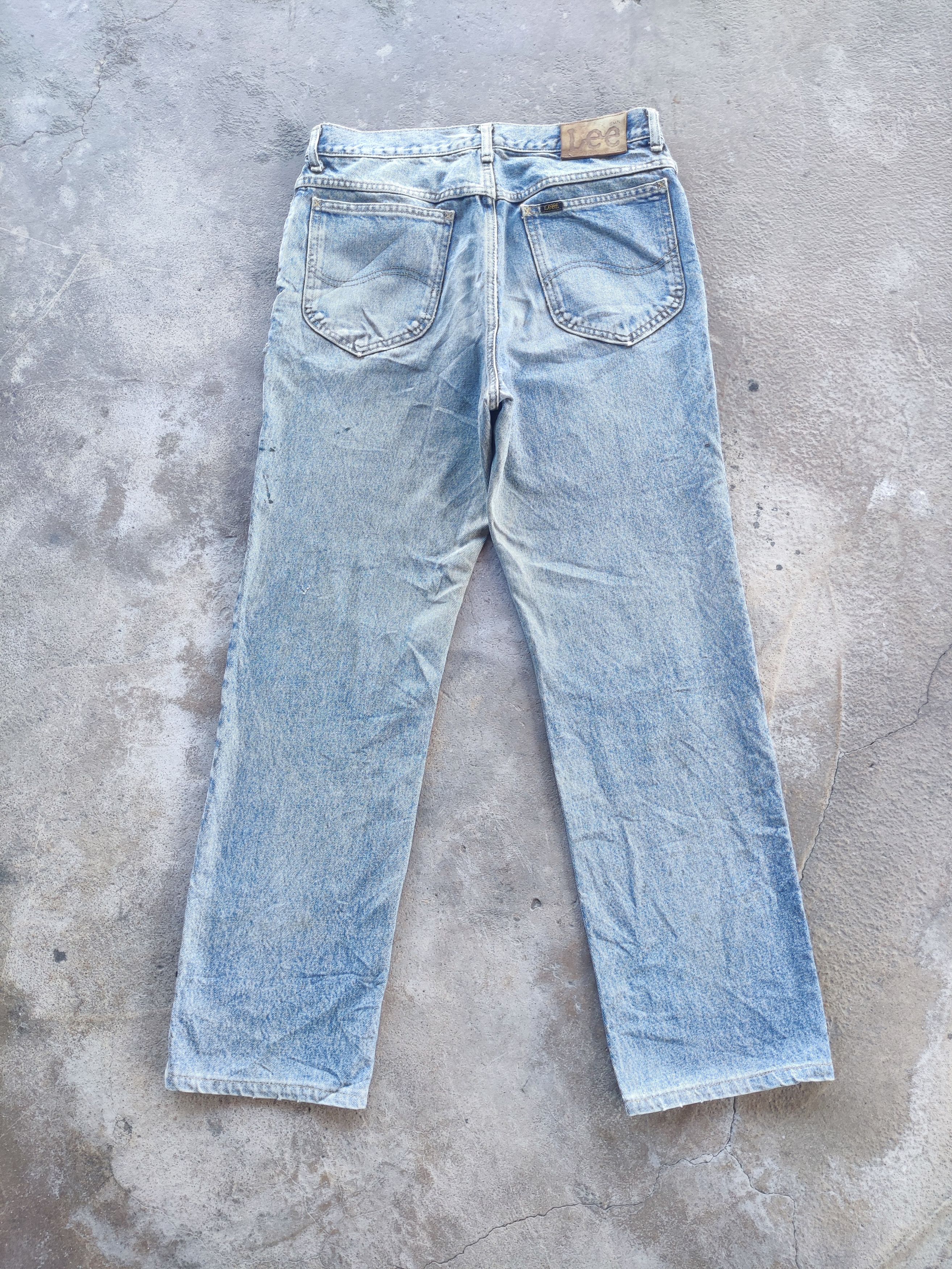 Lee Vintage Lee Brand Rusty Denim Distressed Faded Pants Size US 31 - 8 Thumbnail
