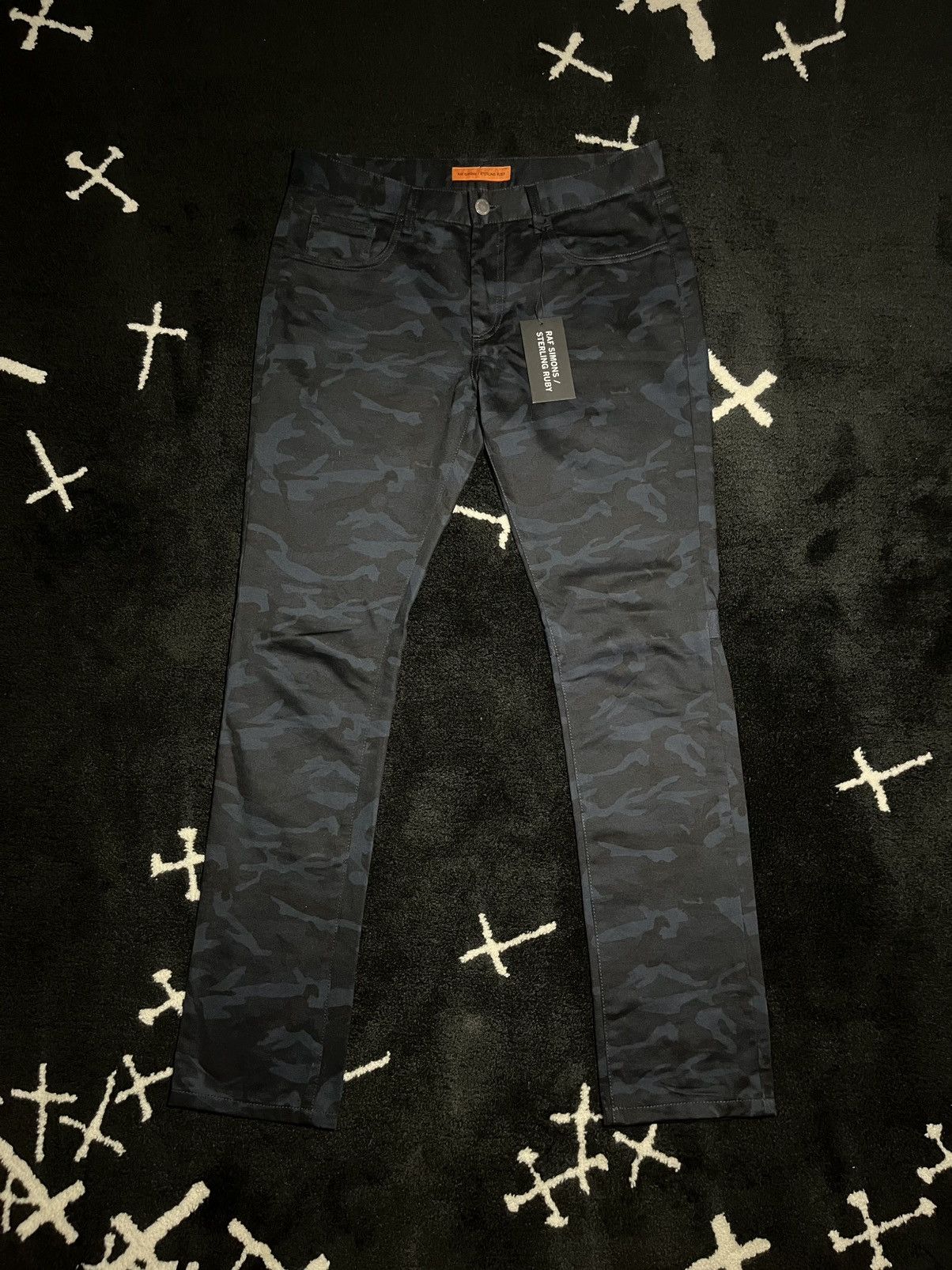 Raf Simons × Sterling Ruby RAF SIMONS X STERLING RUBY JEANS FW14 “ABUS LANG” CAMO DENIM Size US 32 / EU 48 - 2 Thumbnail