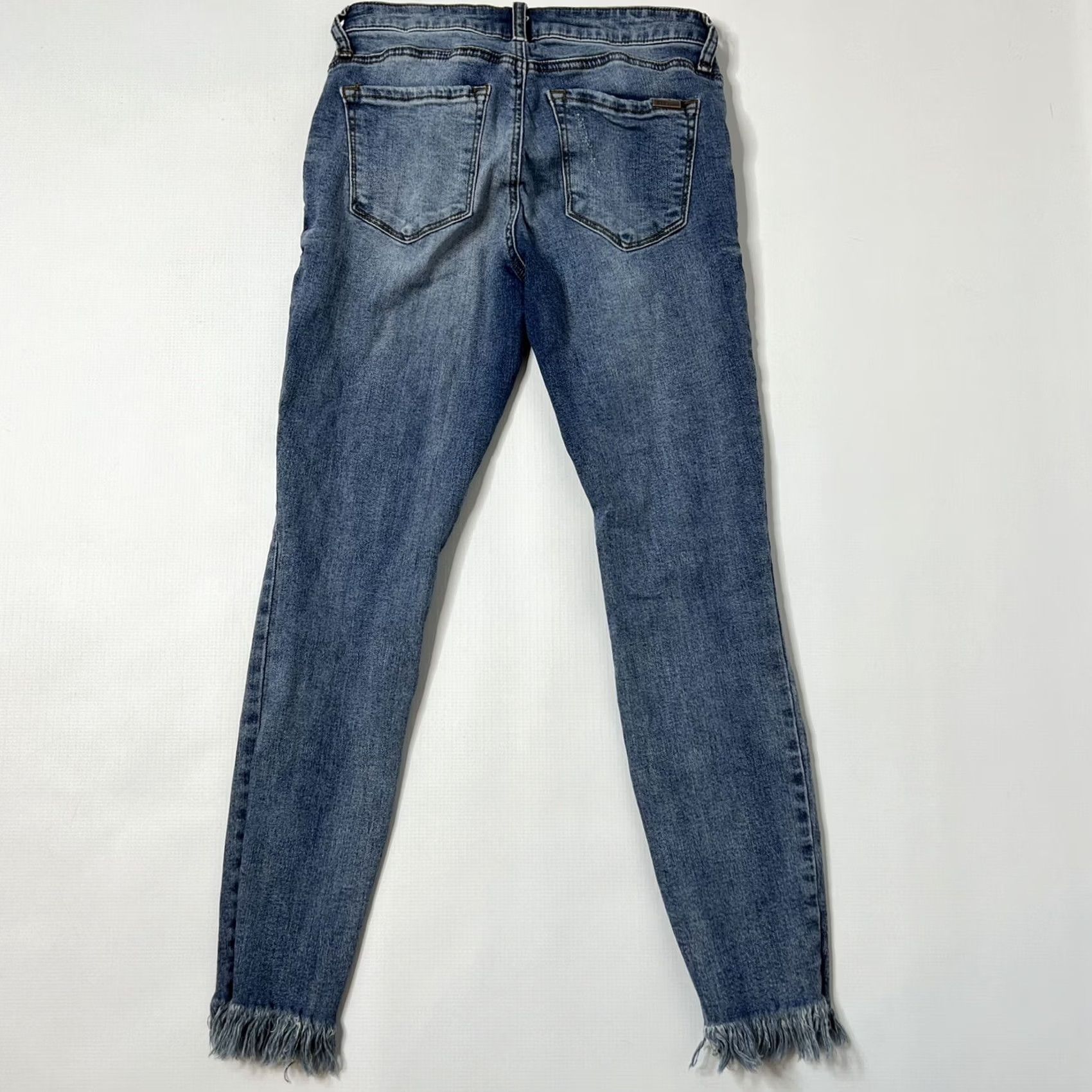 Vintage STS Blue Jeans Emma Ankle Skinny Womens Size 26 Destroyed Distressed 26 Inseam Blue Denim Size 26" / US 2 / IT 38 - 2 Thumbnail