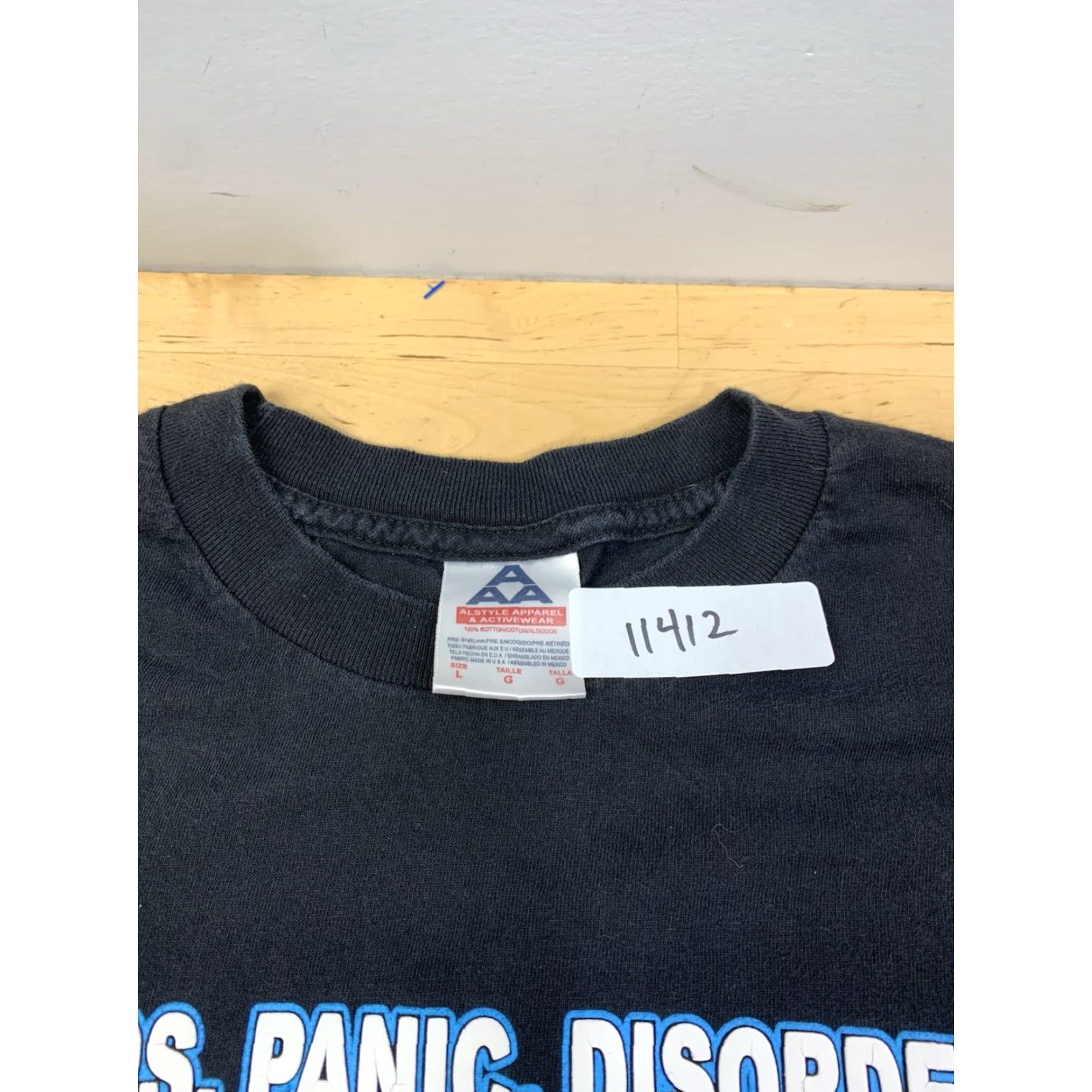AAA VINTAGE Chaos, Panic, Disorder... Shirt Mens L Black Y2K Humor 11412 Size US L / EU 52-54 / 3 - 2 Thumbnail