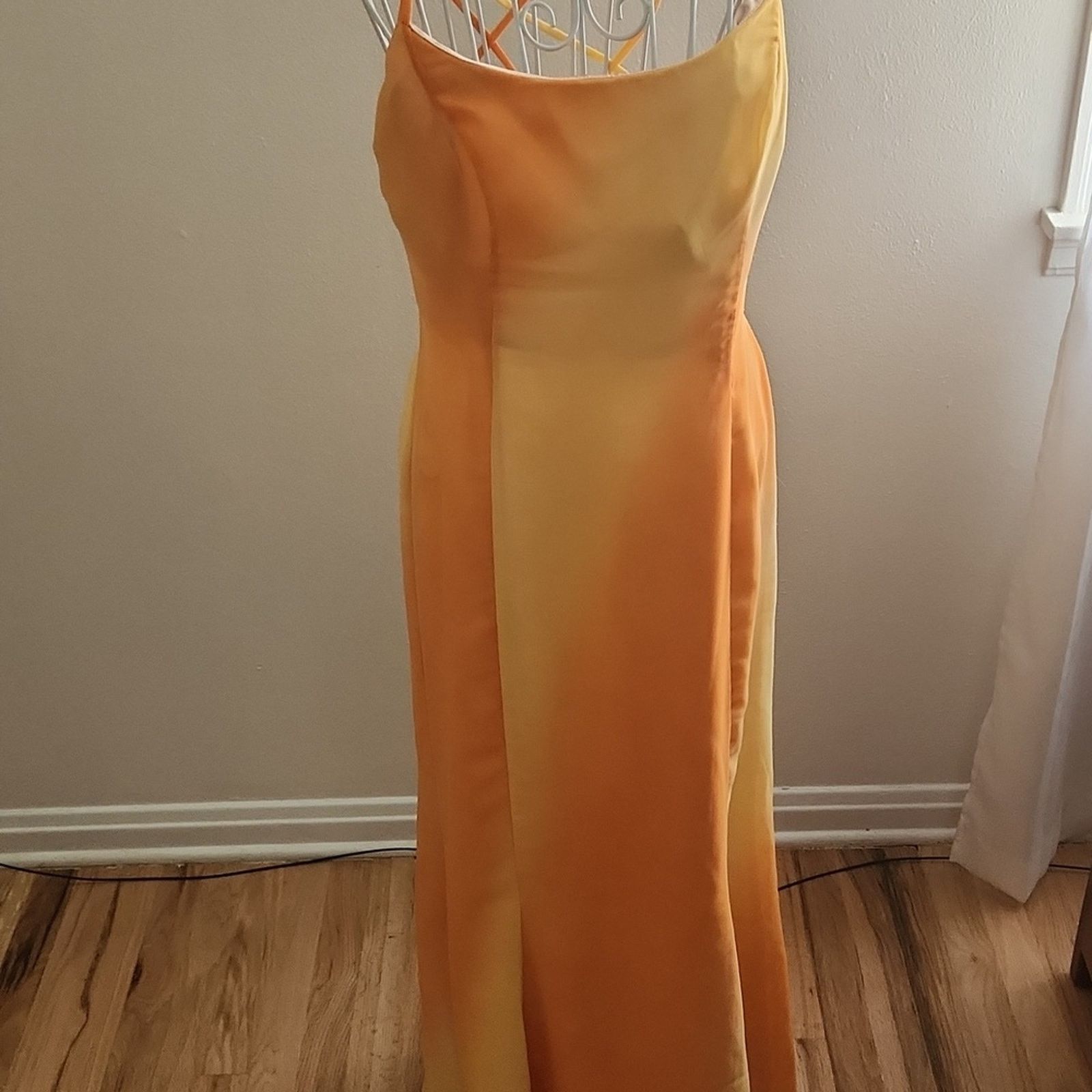 Handmade Orange Dress Size M / US 6-8 / IT 42-44 - 8 Thumbnail