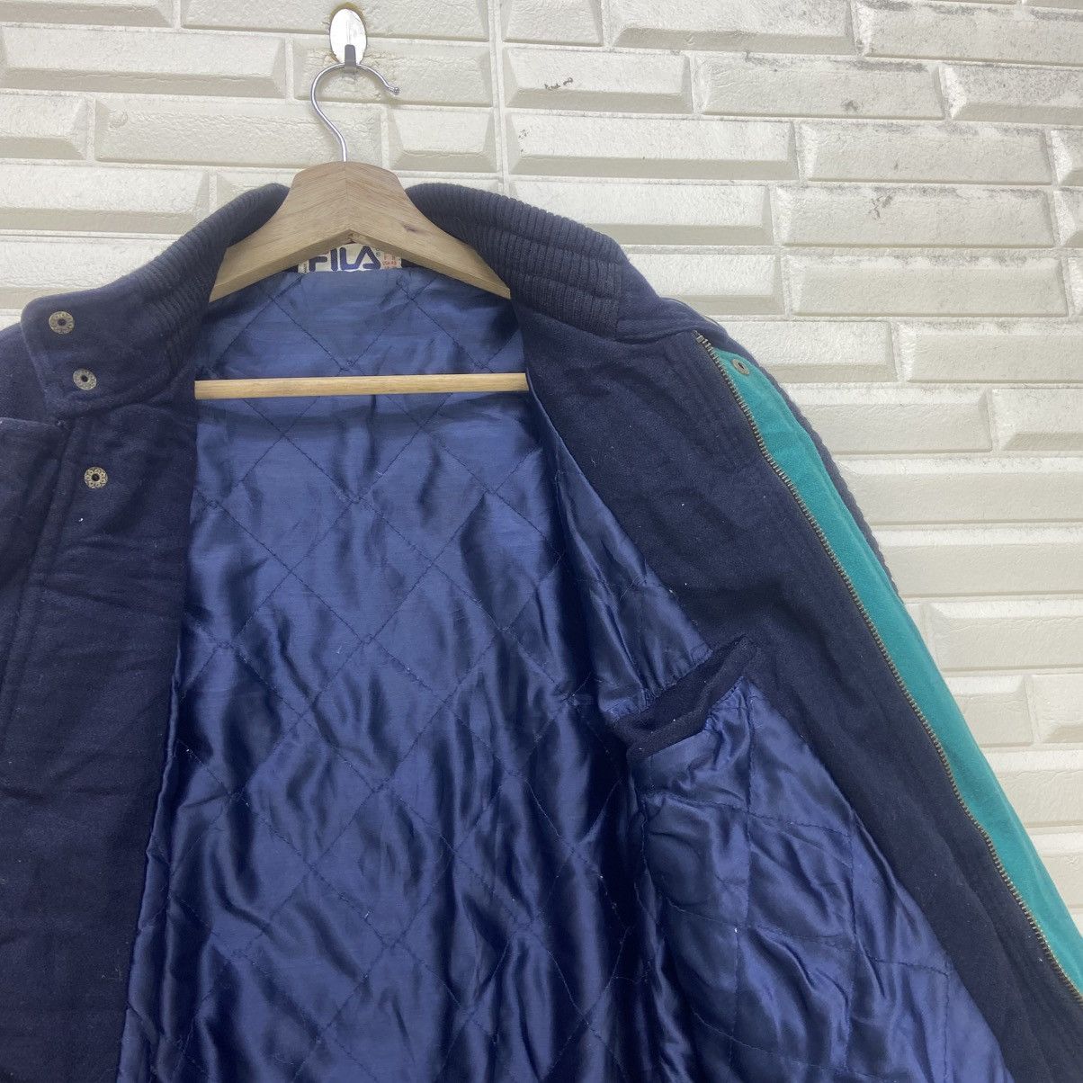 Bjorn Borg × Fila × Vintage Vintage Made in Italy Fila Bjorn Borg Bomber Style Jacket Size US S / EU 44-46 / 1 - 16 Thumbnail