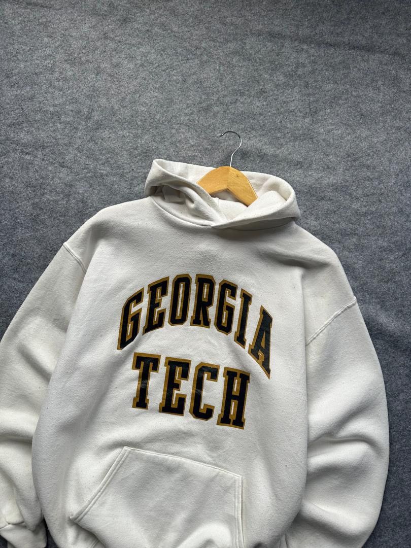 Russell Athletic VINTAGE RUSSEL GEORGIA TECH HOODIE Size US XL / EU 56 / 4 - 3 Thumbnail