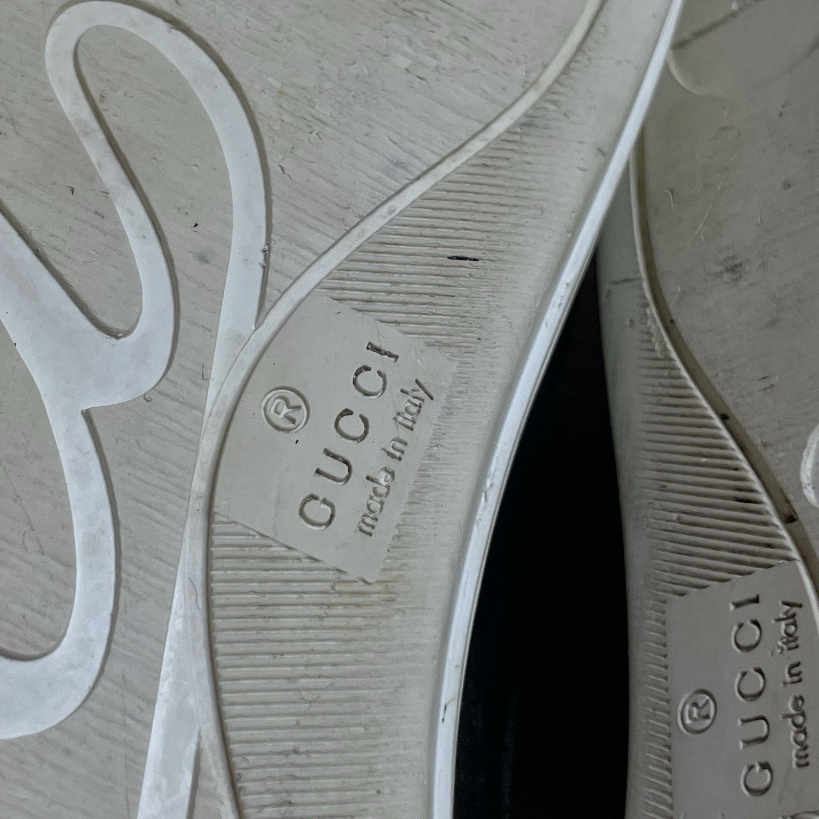 Gucci Gucci Sneakers Low-Top Monogram embossed shoes leather mens Size US 10.5 / EU 43-44 - 14 Thumbnail