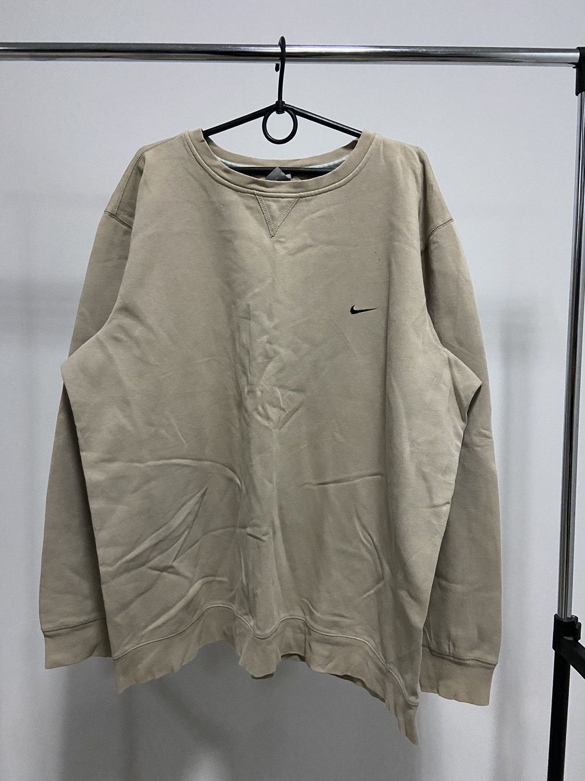 Nike × Vintage Nike Sweatshirt small swoosh Logo Vintage 90s Size US XL / EU 56 / 4 - 1 Thumbnail
