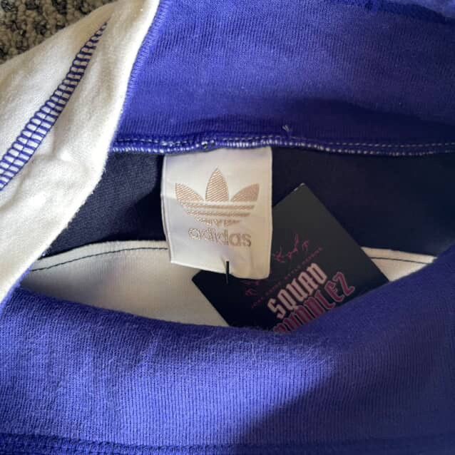 Adidas Three stripes adidas big logo vintage Size US L / EU 52-54 / 3 - 7 Thumbnail