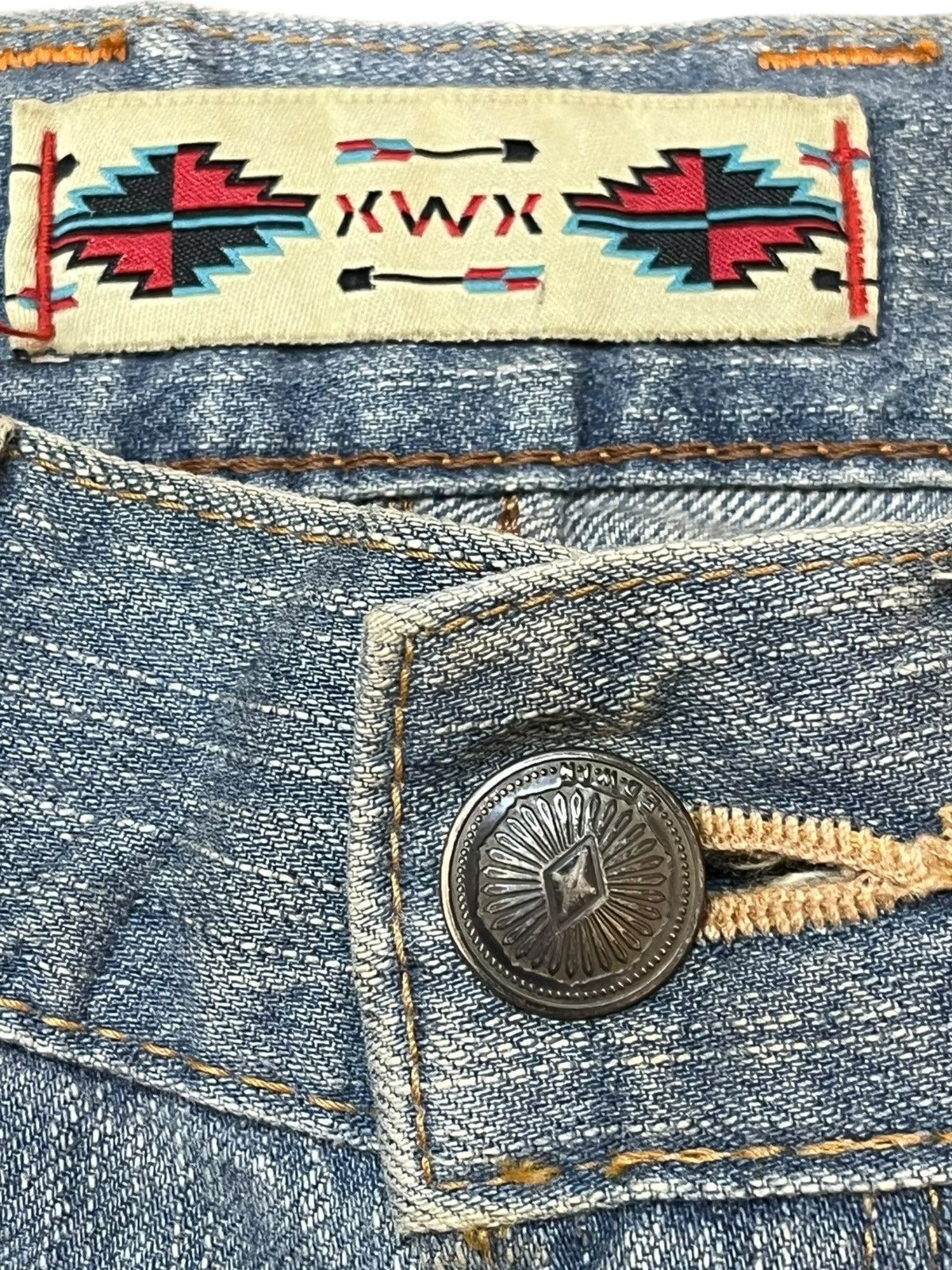 Beauty Beast × Edwin Vintahe Edwin XV Flare Faded Mudwash Denim Size US 30 / EU 46 - 11 Thumbnail