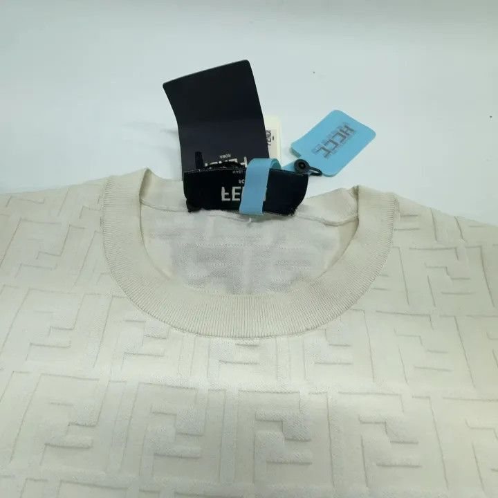 Fendi Fendi Logo Print Short Sleeve T-Shirt -2507 Size M / US 6-8 / IT 42-44 - 6 Thumbnail