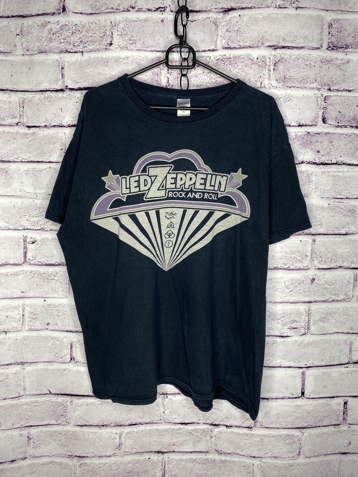 Led Zeppelin Men's Vintage 2012 Led Zeppelin Rock And Roll Rock Tee Size US XL / EU 56 / 4 - 1 Thumbnail