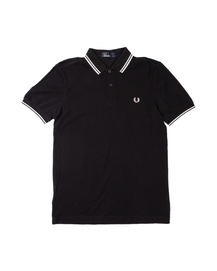 Fred Perry Fred Perry Twin Tipped Polo Shirt Black Classic Logo Size XS Size US XS / EU 42 / 0 - 1 Thumbnail
