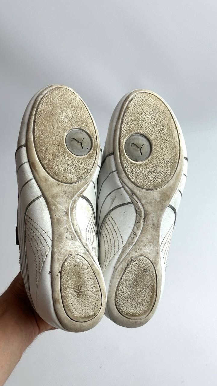 Puma Vintage Y2K White Racing Sneakers Size US 8.5 / EU 41-42 - 9 Thumbnail