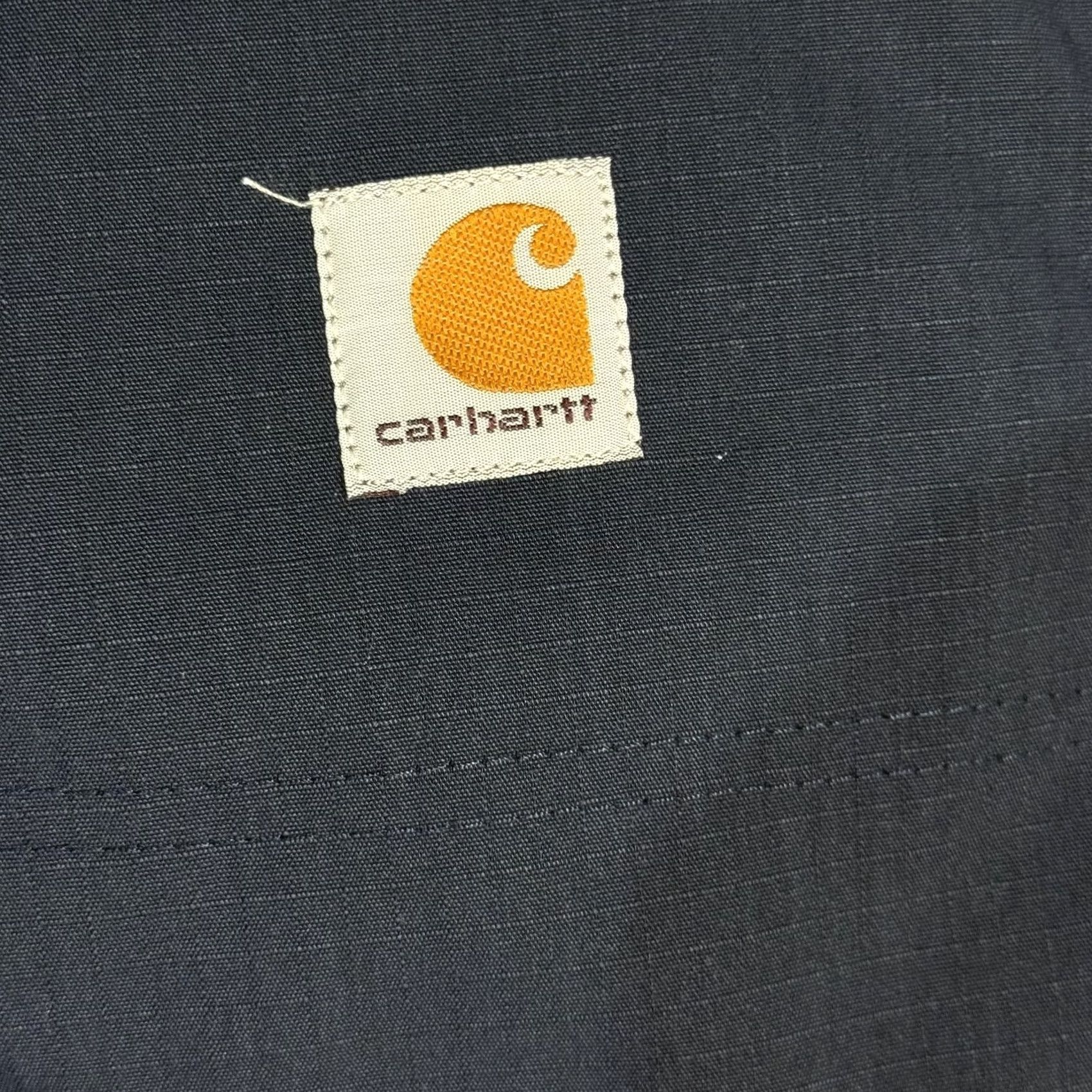 Carhartt Carhartt Pants Mens 38x28 Navy Ripstop Relaxed Fit Zipper Pockets 74533-20 Size US 36 / EU 52 - 4 Thumbnail