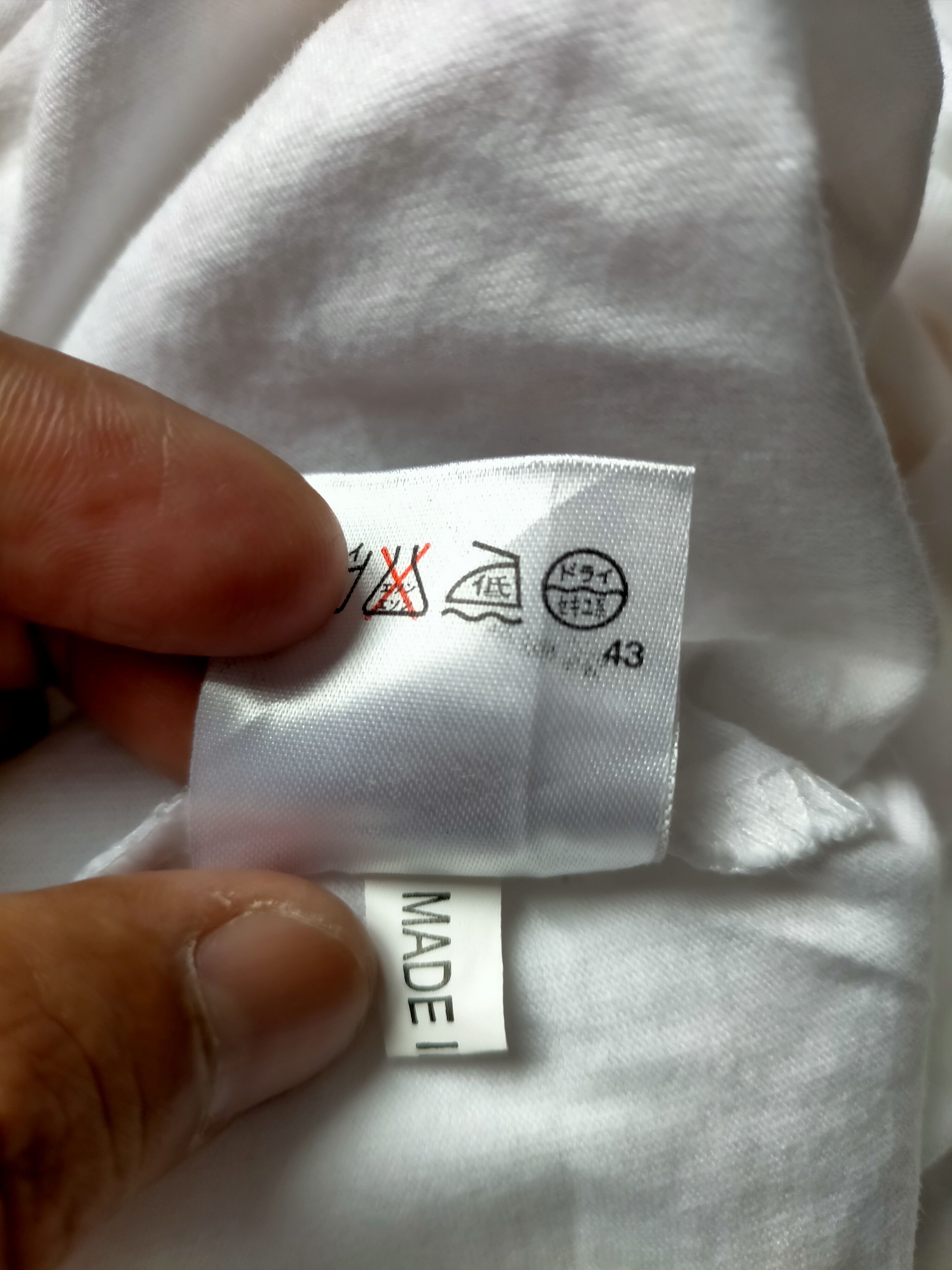 Pelle Pelle Pelle Pelle Embroidered Spell out White tee XL Size US XL / EU 56 / 4 - 10 Thumbnail
