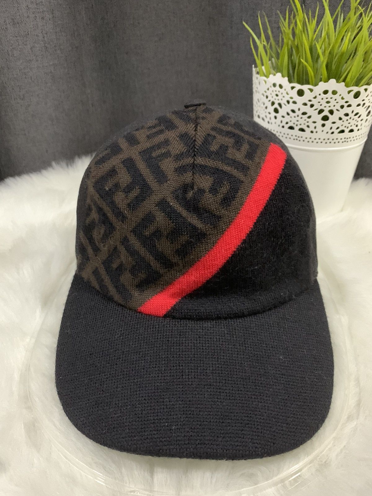 Fendi FENDI Caps FF Zucca Virgin Wool Size ONE SIZE - 6 Thumbnail