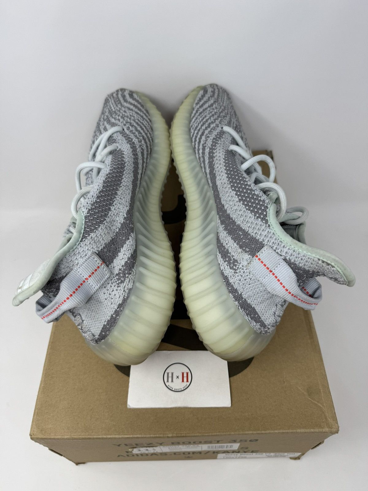 Adidas Yeezy Boost 350 V2 Blue Tint 2017 Size US 11.5 / EU 44-45 - 7 Thumbnail