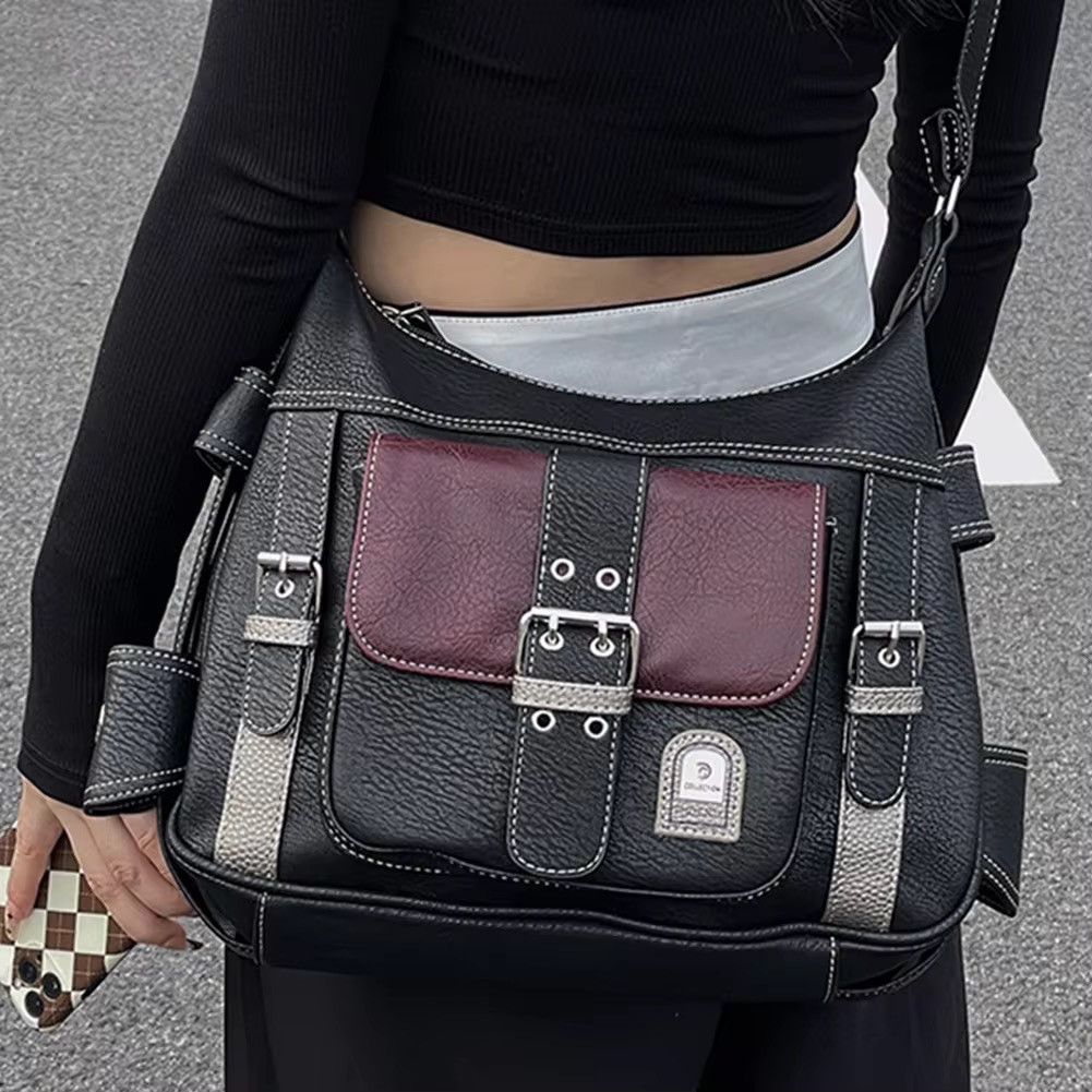 Vintage Y2k Retro Vintage PU Leather Shoulder Crossbody Bag Size ONE SIZE - 5 Thumbnail