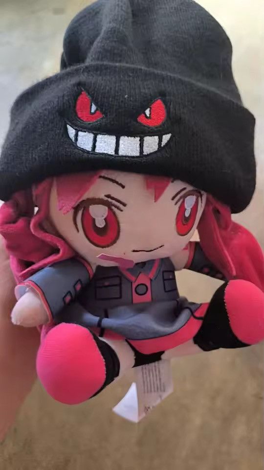 Japanese Brand Cartoon Gengar Embroidered Knitted Beanie Size ONE SIZE - 6 Thumbnail