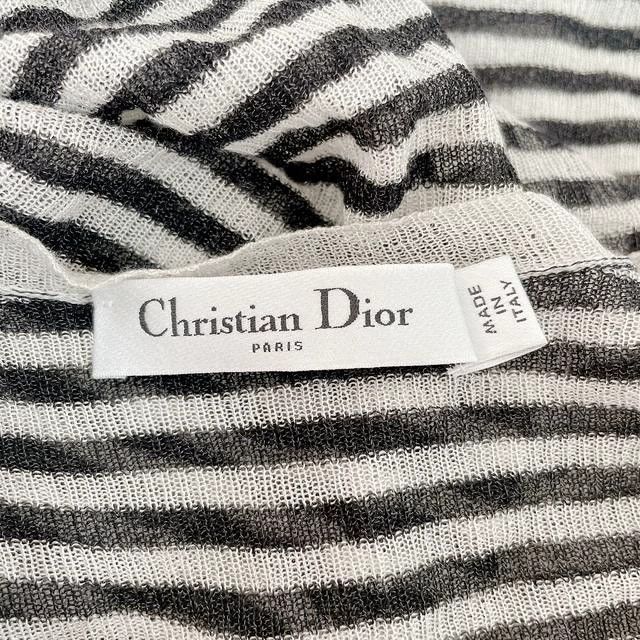 Dior Dior Black and white striped knitted long sleeves Size XS / US 0-2 / IT 36-38 - 5 Thumbnail