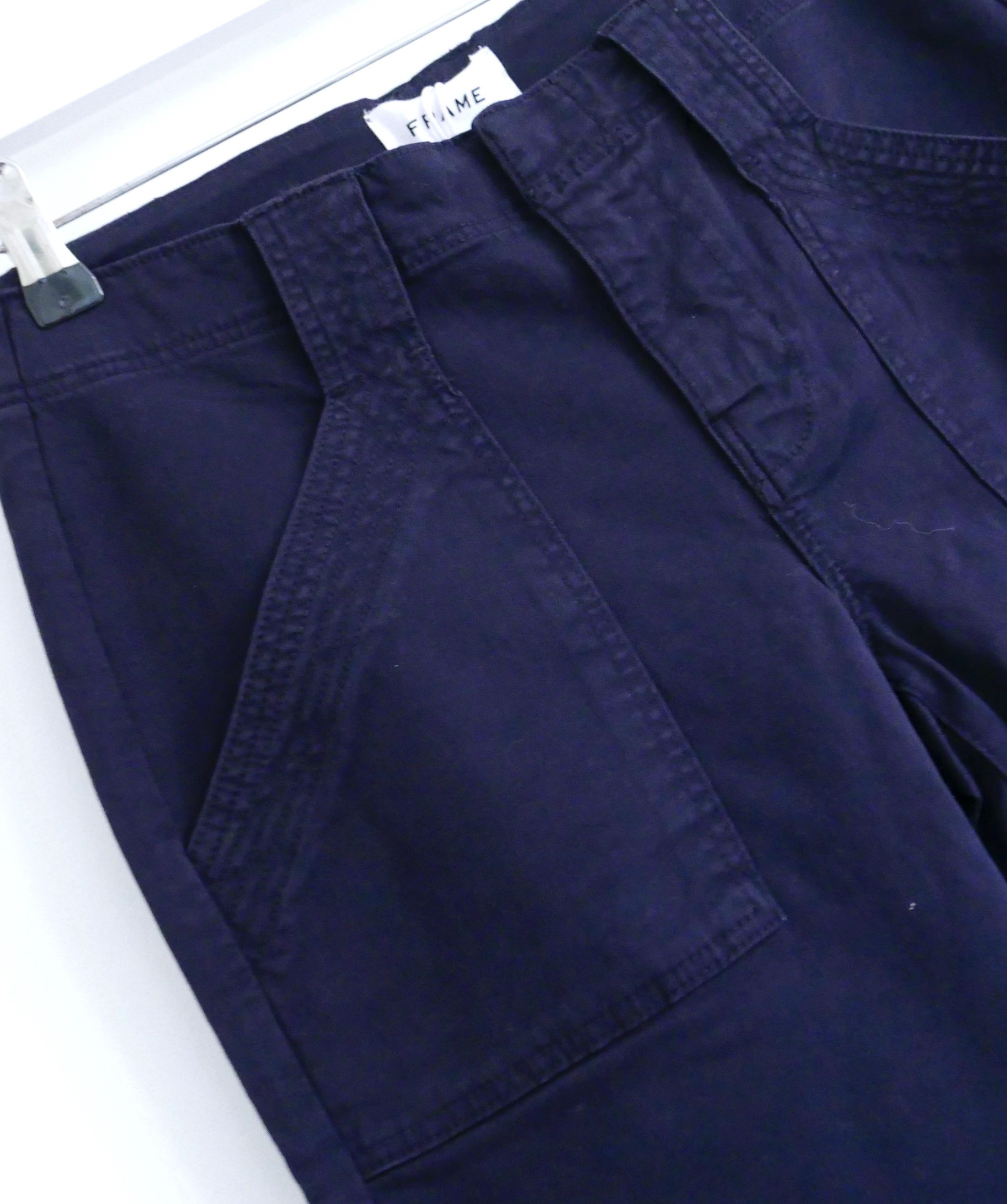 Frame Frame Trapunto Moto Pants Washed Navy Size 25" / US 0 / IT 36 - 3 Thumbnail