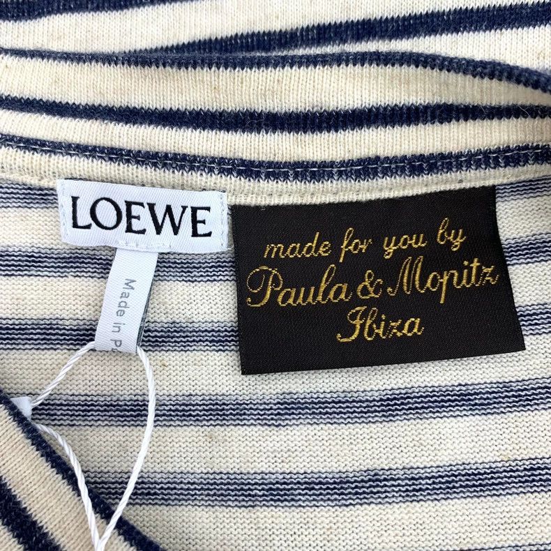 Loewe LOEWE Embroidered lettered fleece striped wool round neck Size M / US 6-8 / IT 42-44 - 5 Thumbnail