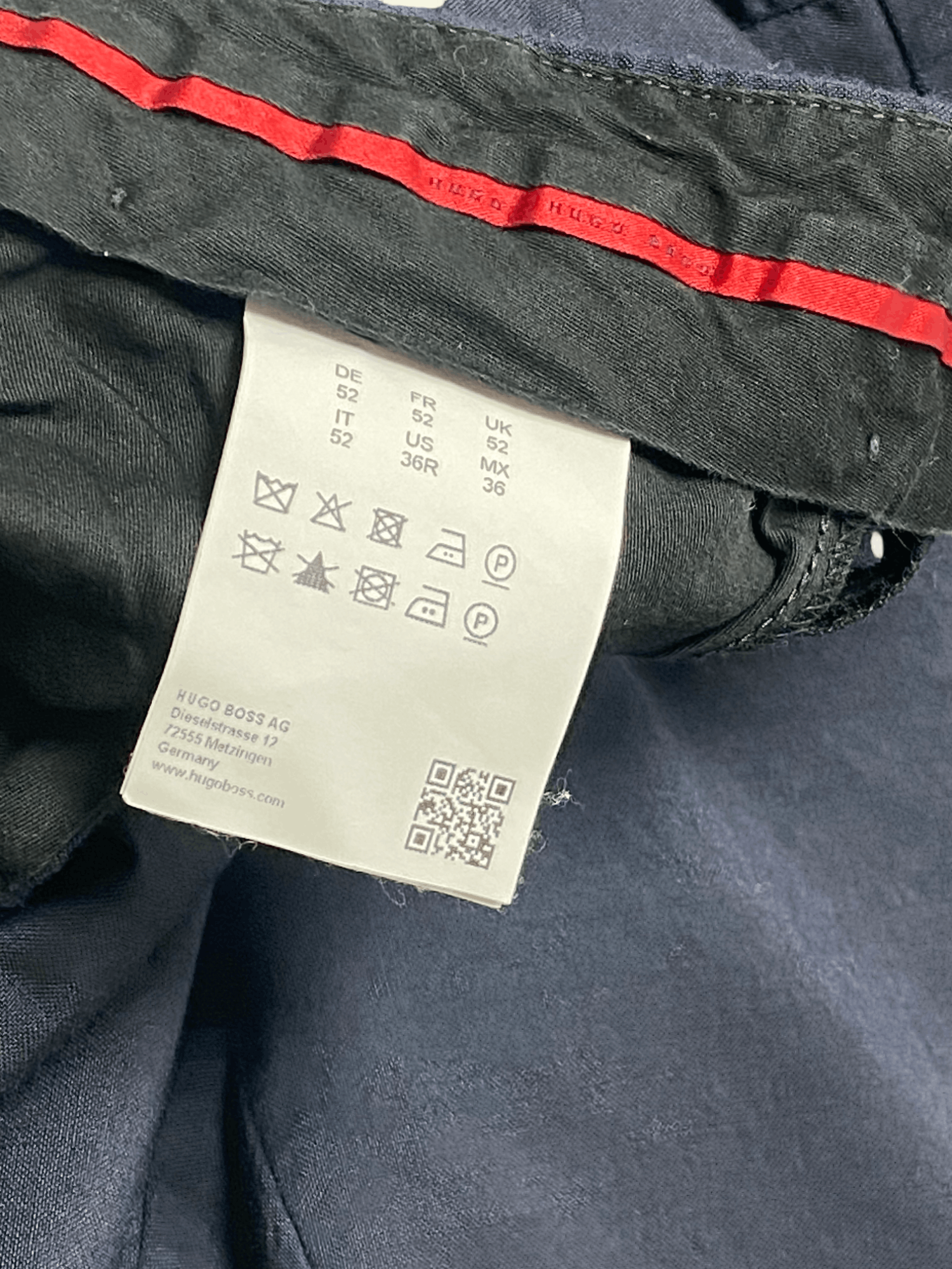 Hugo Boss Vintage HUGO BOSS Navy Classic Formal Pants Trousers Size US 34 / EU 50 - 6 Thumbnail