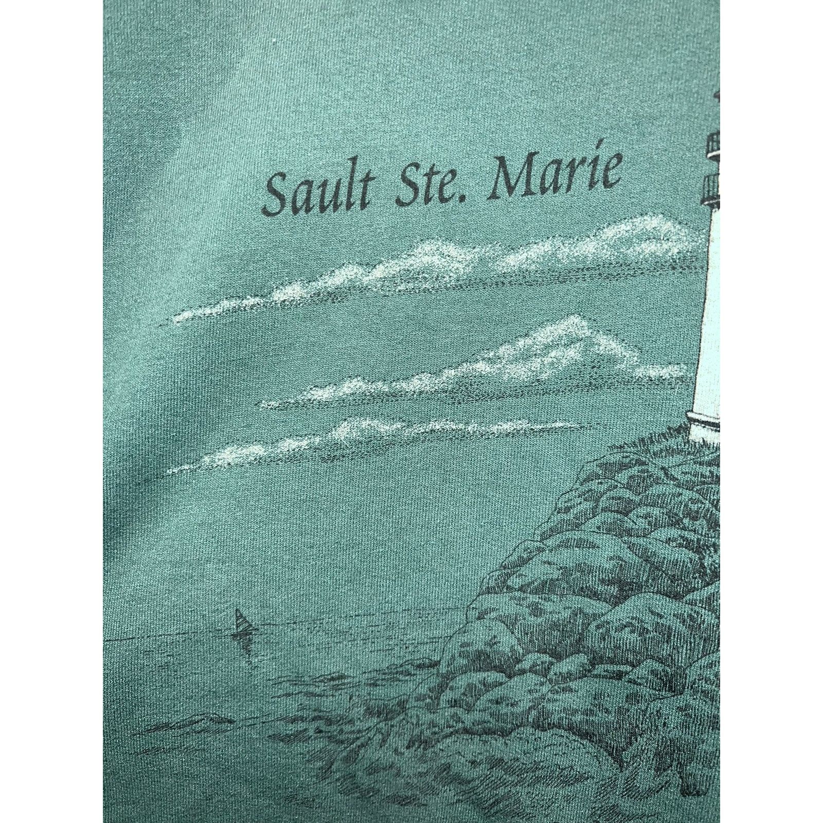 Vintage Vintage Sault Ste. Marie Sweatshirt Crewneck Lighthouse VTG Size US L / EU 52-54 / 3 - 3 Thumbnail