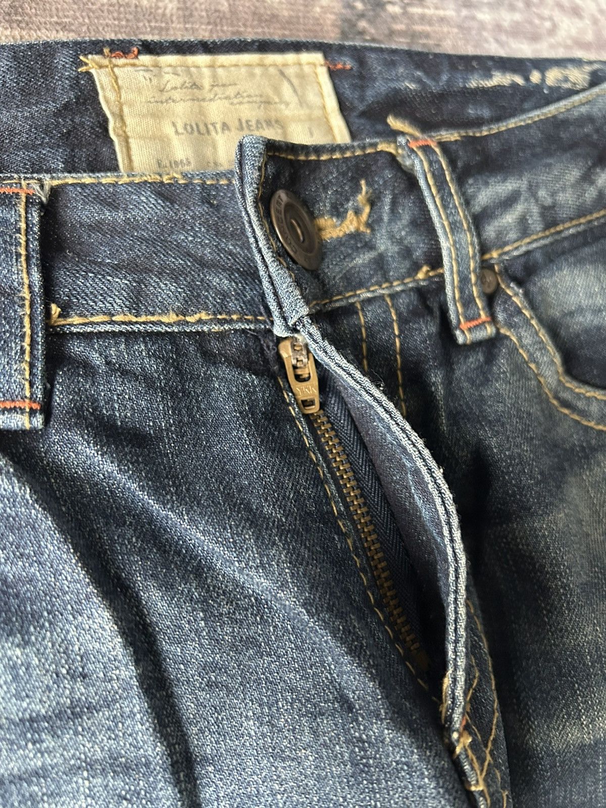 Le Grande Bleu (L.G.B.) Lolita Bondage Washed Jeans Size US 32 / EU 48 - 11 Thumbnail
