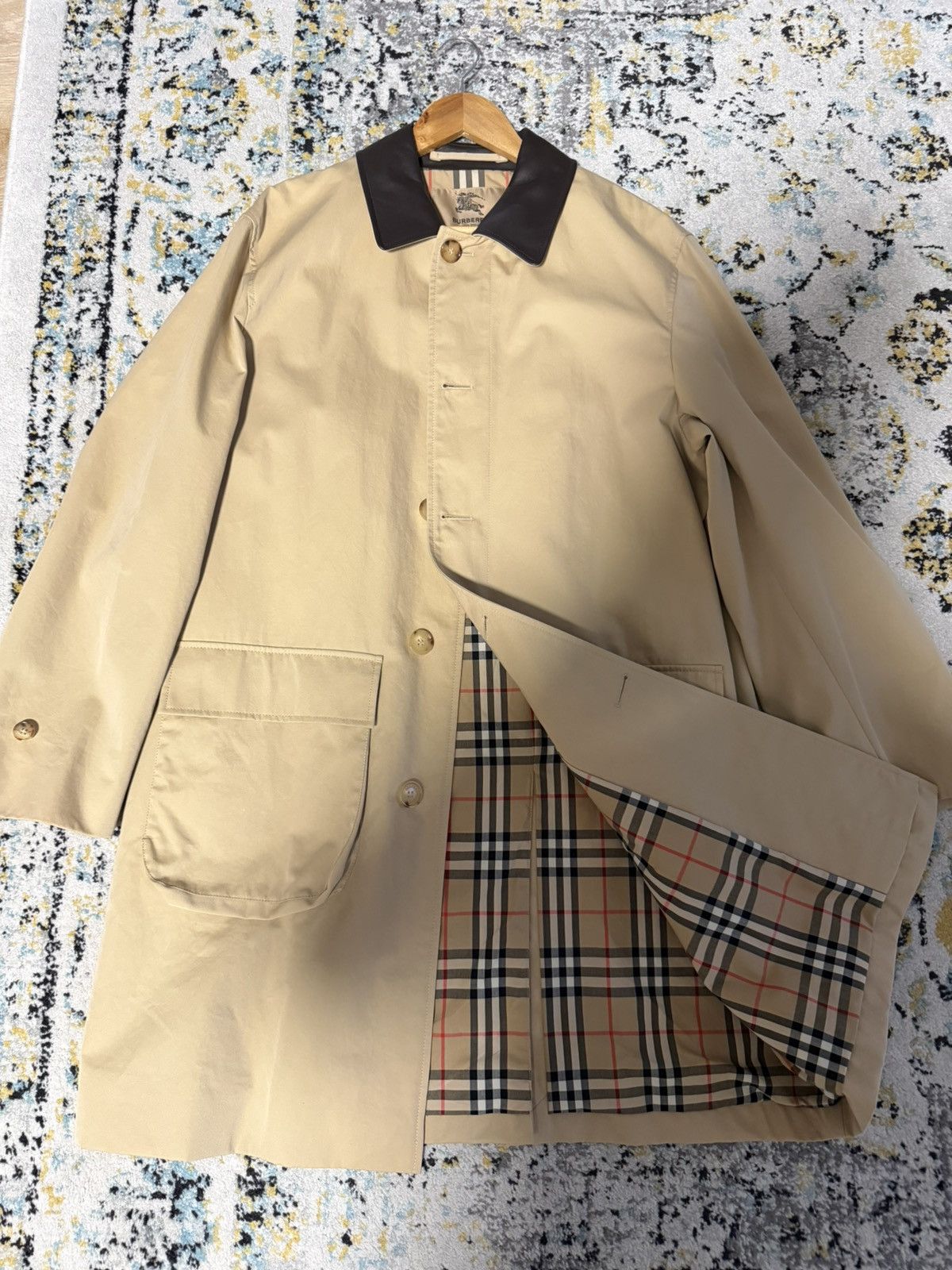 Burberry × Supreme Leather Collar Trench Size US M / EU 48-50 / 2 - 5 Thumbnail