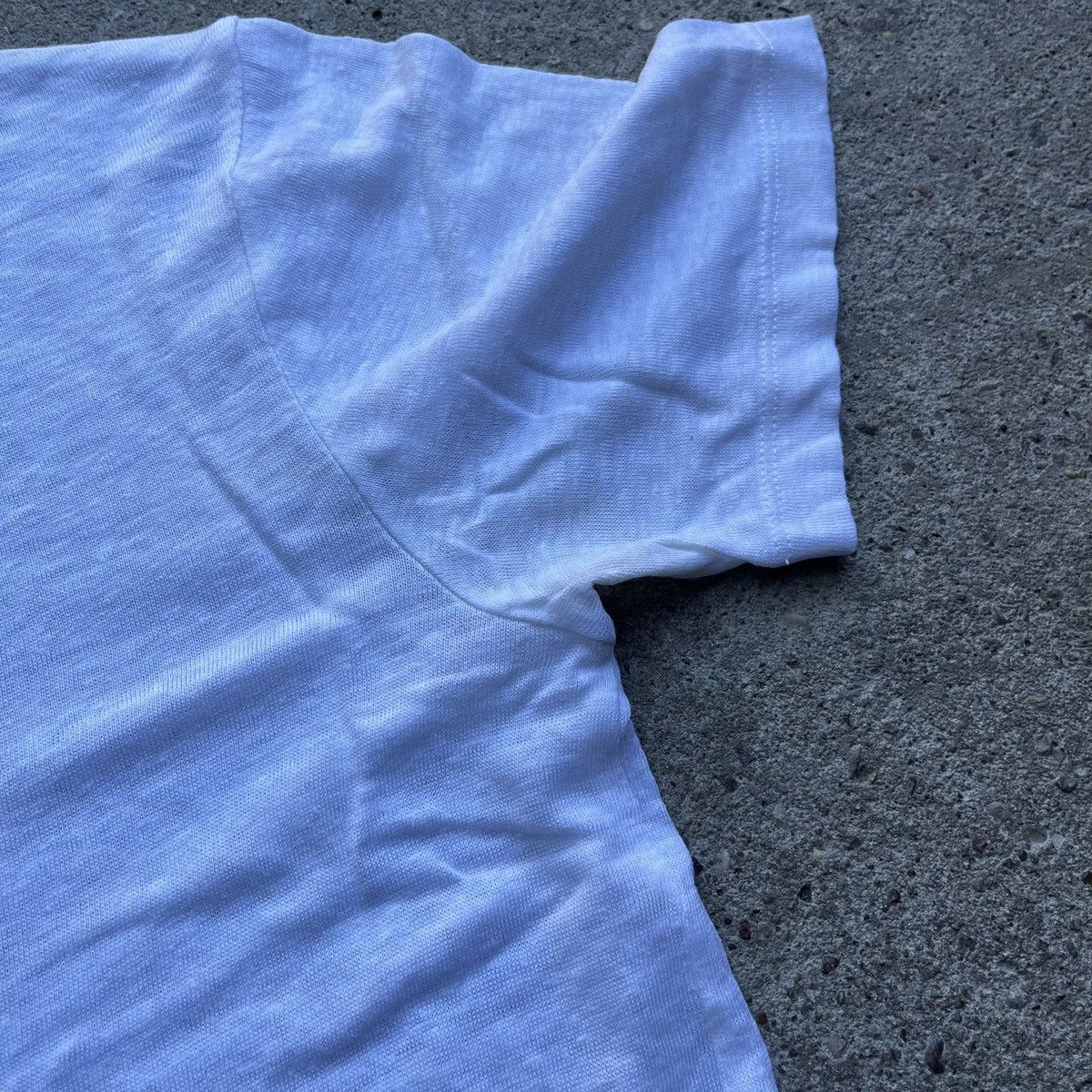 T by Alexander Wang T by Alexander Wang white Linen & silk Top T-Shirt Size XS / US 0-2 / IT 36-38 - 5 Thumbnail
