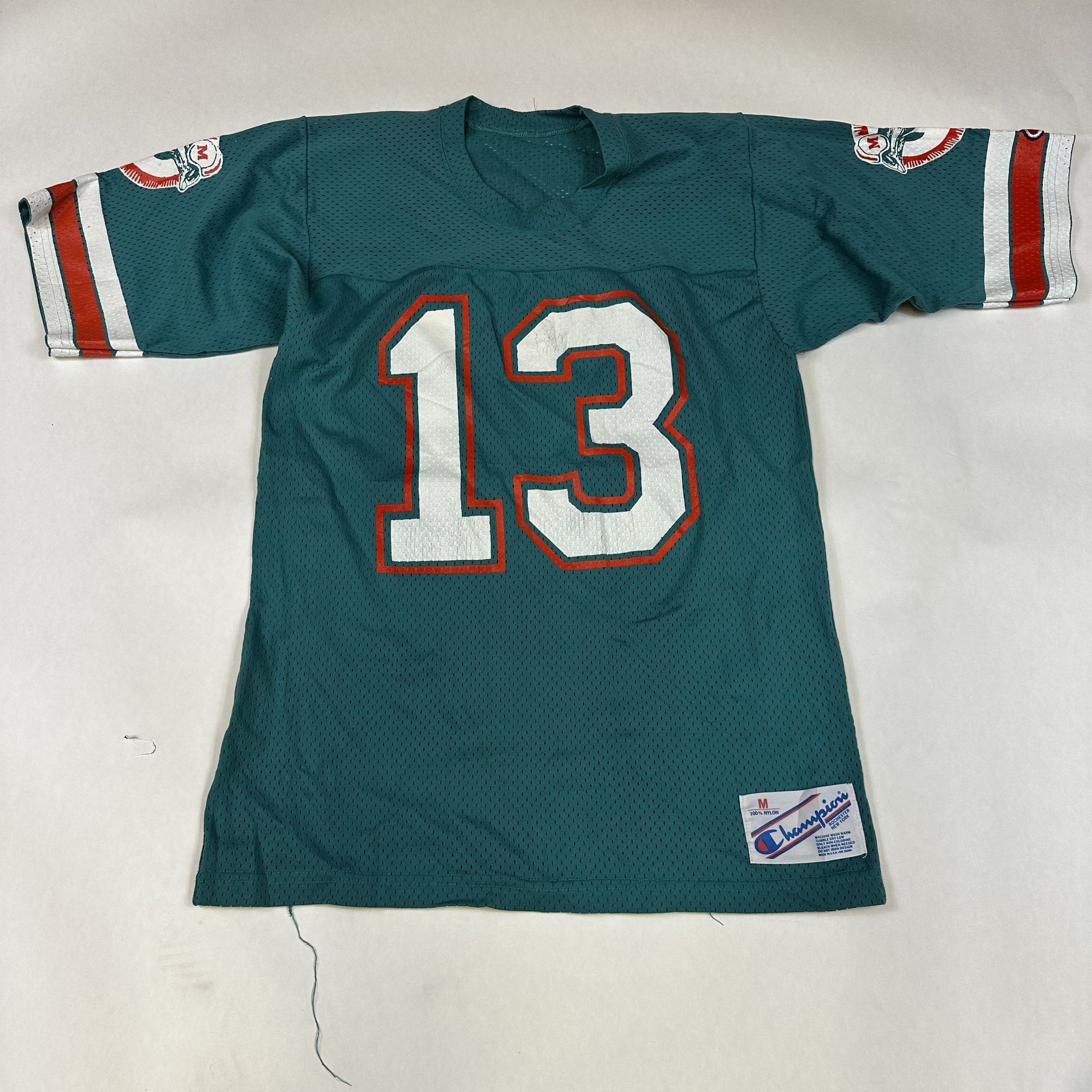 Champion Vintage Champion Miami Dolphins #13 Dan Marino Jersey M 100% Size US M / EU 48-50 / 2 - 1 Thumbnail
