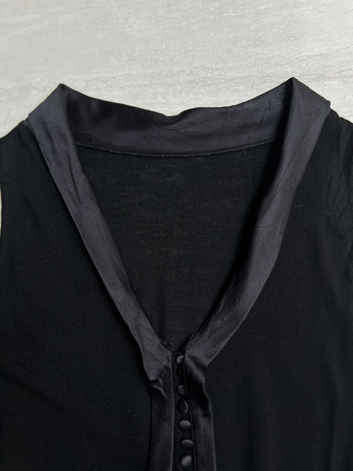 Sportmax SPORTMAX Black Sleeveless T-shirt Size XS / US 0-2 / IT 36-38 - 4 Thumbnail