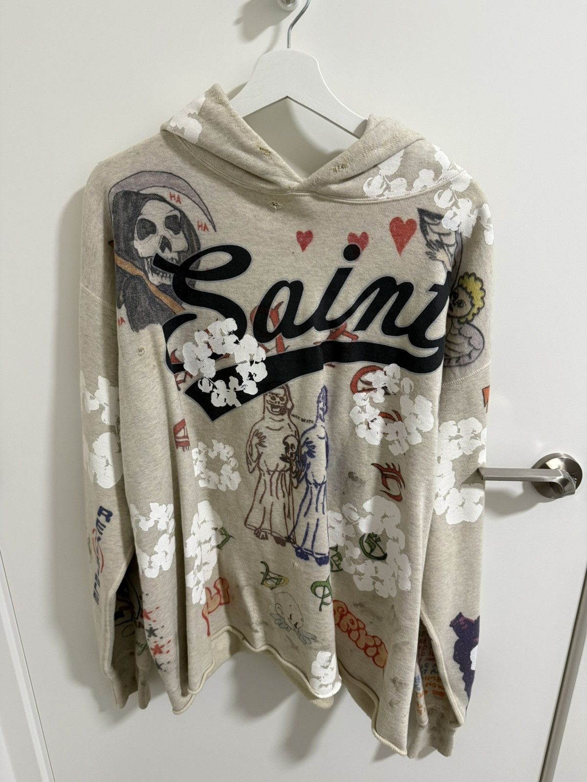 DENIM TEARS × Saint Michael Saint Michael denim tears hoodie | Grailed