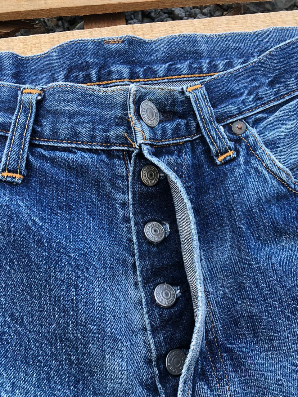 Levi's Vintage Levi's 501XX Selvedge Denim Short Jeans Size US 30 / EU 46 - 7 Thumbnail