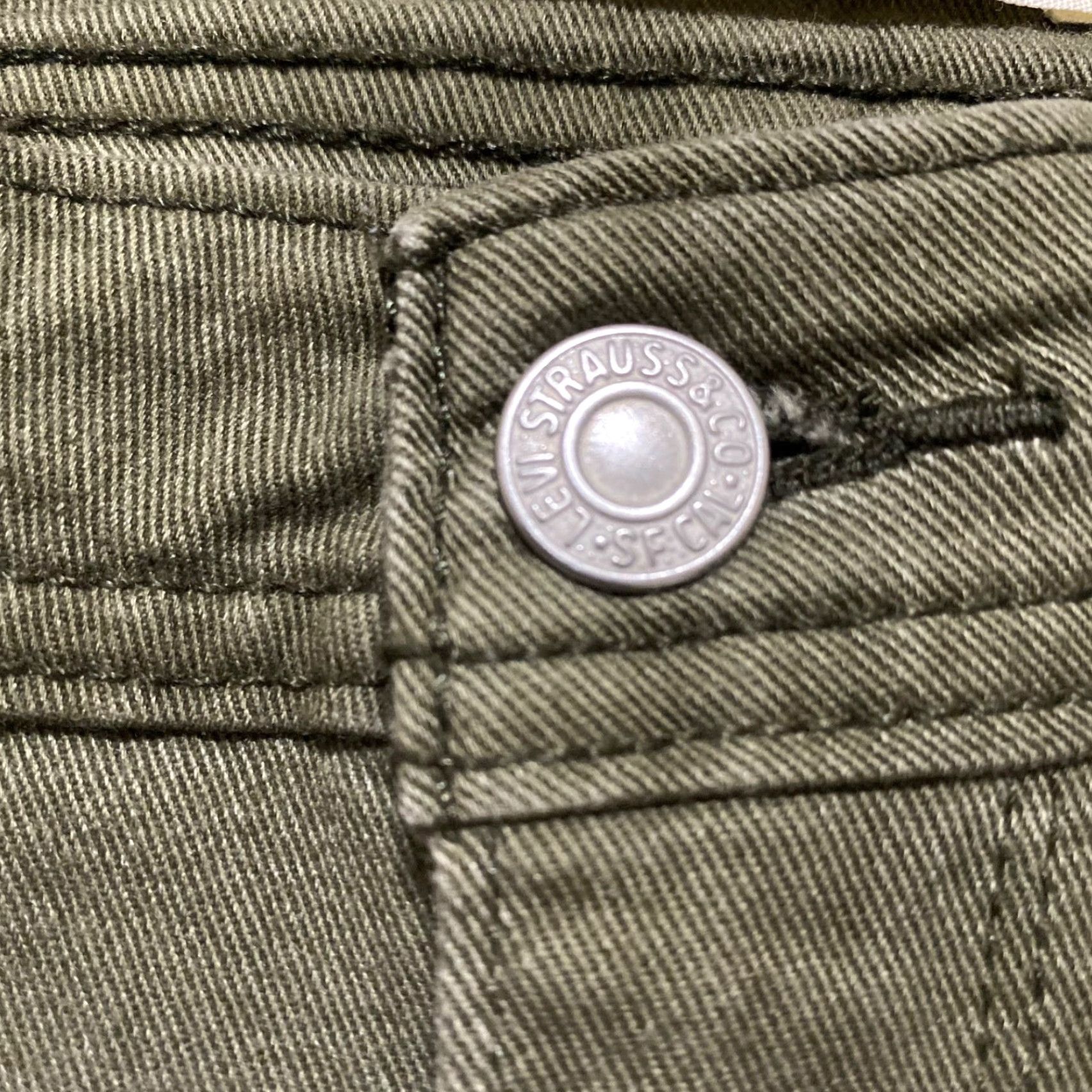 Levi's Levi's 721 Jeans Women's Green Denim High Rise Skinny 28 Regular 5-Pocket Design Jeans Mens? Size 28" / US 6 / IT 42 - 5 Thumbnail