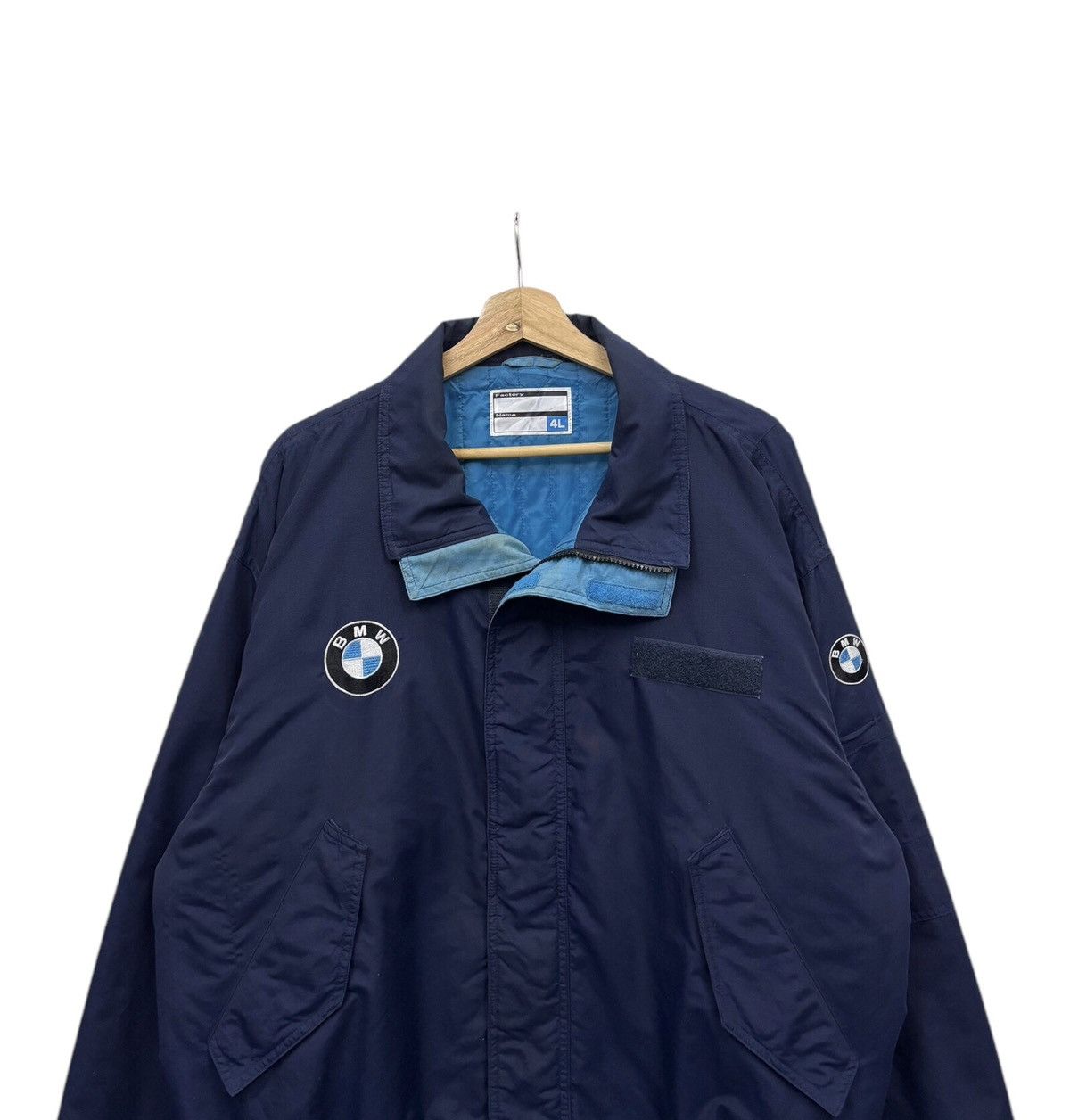 BMW × Sports Specialties VINTAGE 80s BMW RACING WORKWEAR JACKET BOMBER JACKET Size US XL / EU 56 / 4 - 6 Thumbnail