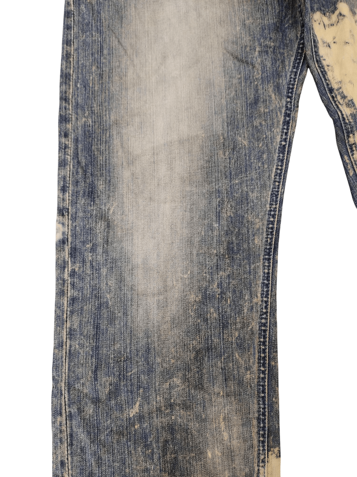 Comme des Garcons × Undercover Baggy Jeans Akoo Brand Acid Wash Distress Denim Wide Leg Size US 42 / EU 58 - 5 Thumbnail