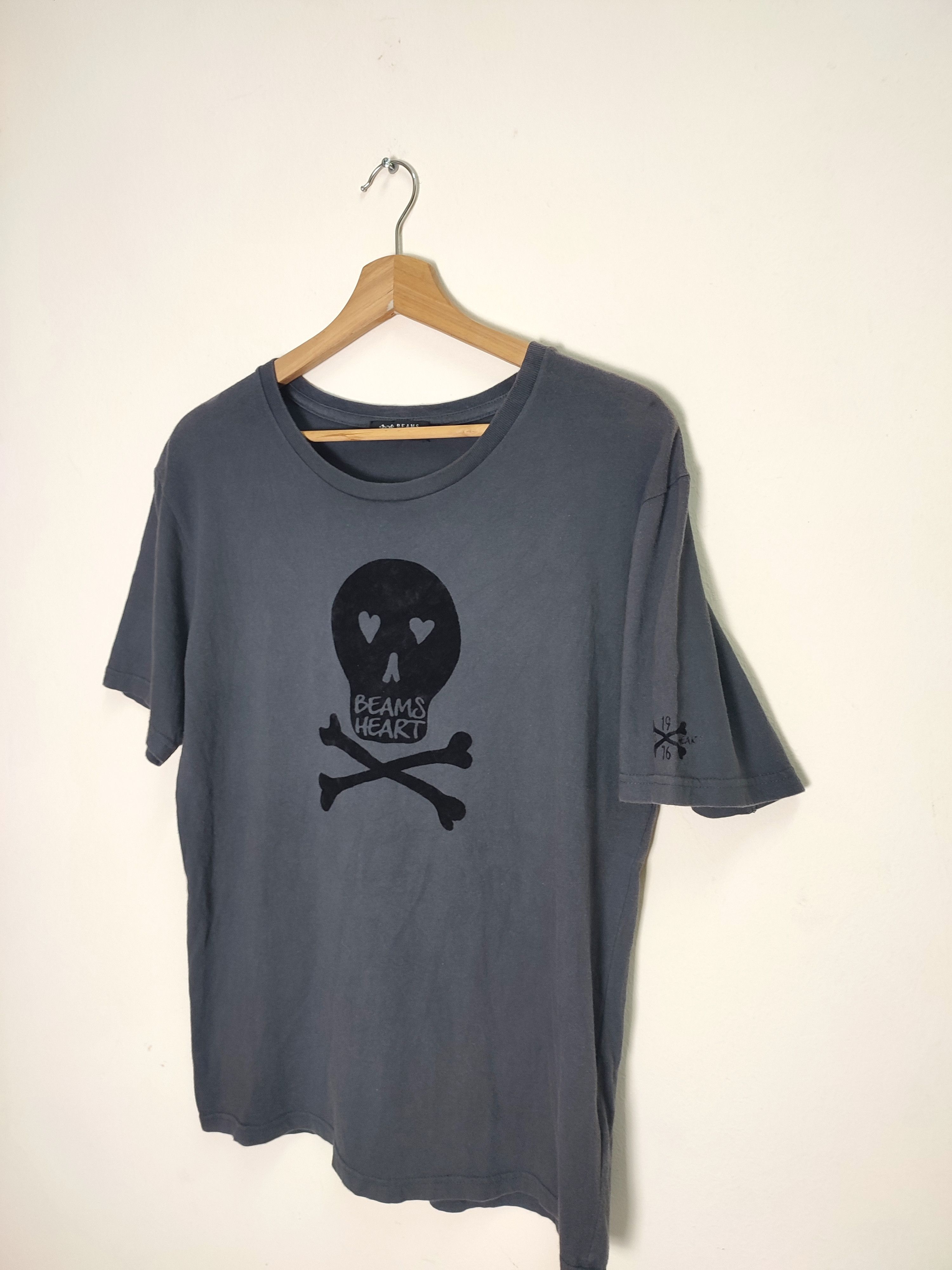 Beams Japan Beams Heart Crossbones Vintage Tees Size US M / EU 48-50 / 2 - 4 Thumbnail