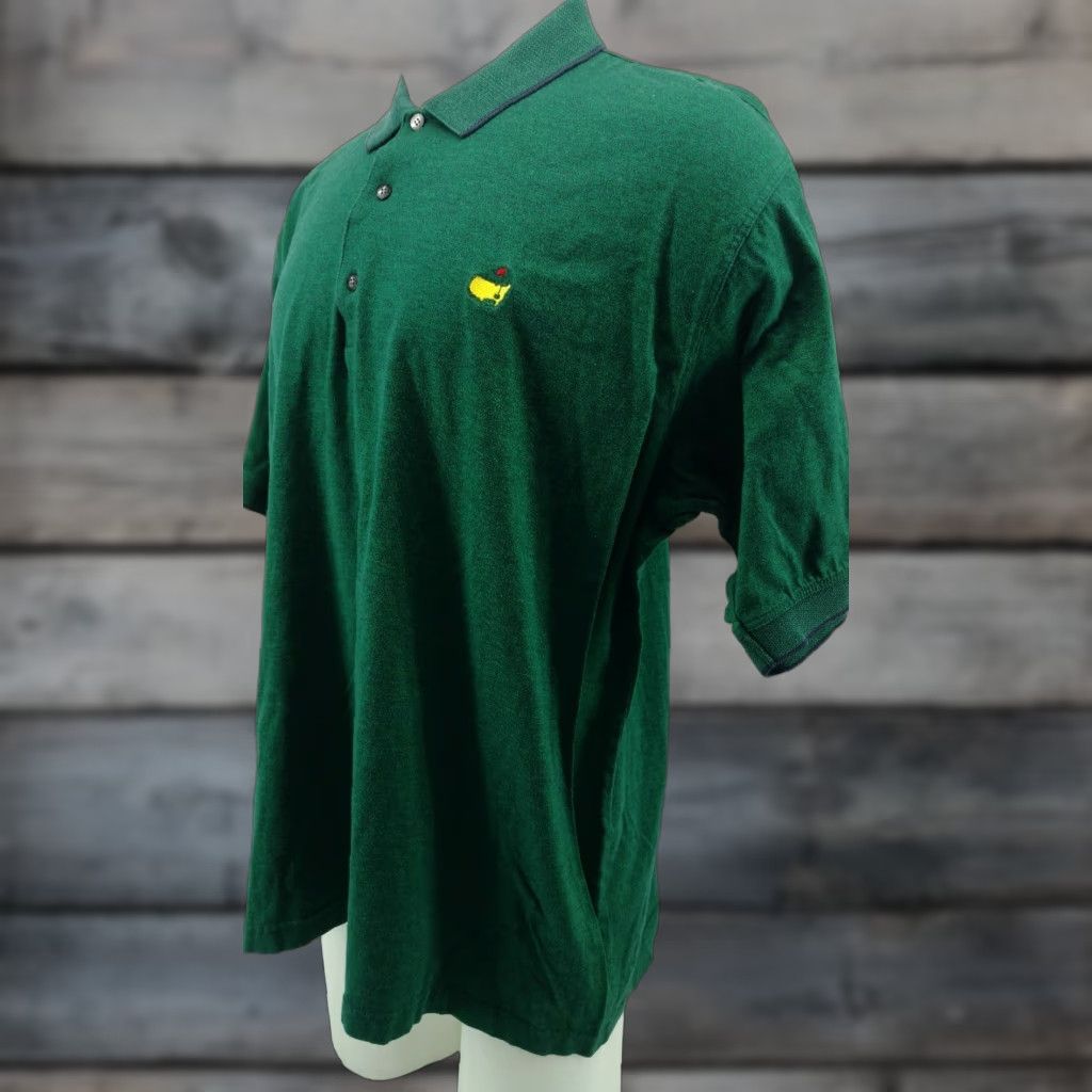 Vintage Vintage Masters Augusta Green Polo Shirt Mens XL Polo Shirt Mens XL Green 90s Event Sports Nike Size US XL / EU 56 / 4 - 1 Thumbnail