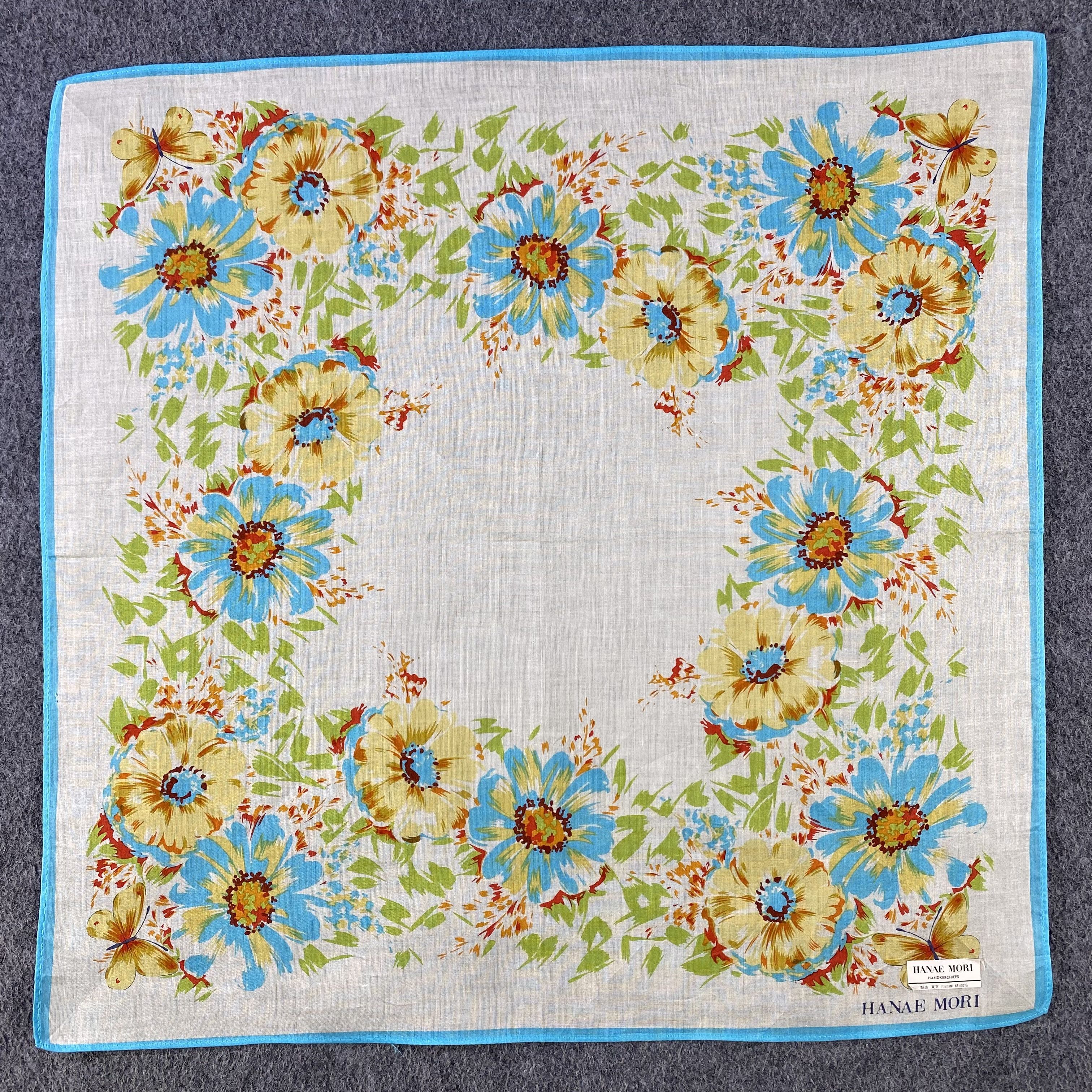 Hanae Mori Hanae Mori Handkerchief/Neckerchief/Bandana HC748 Size ONE SIZE - 1 Thumbnail