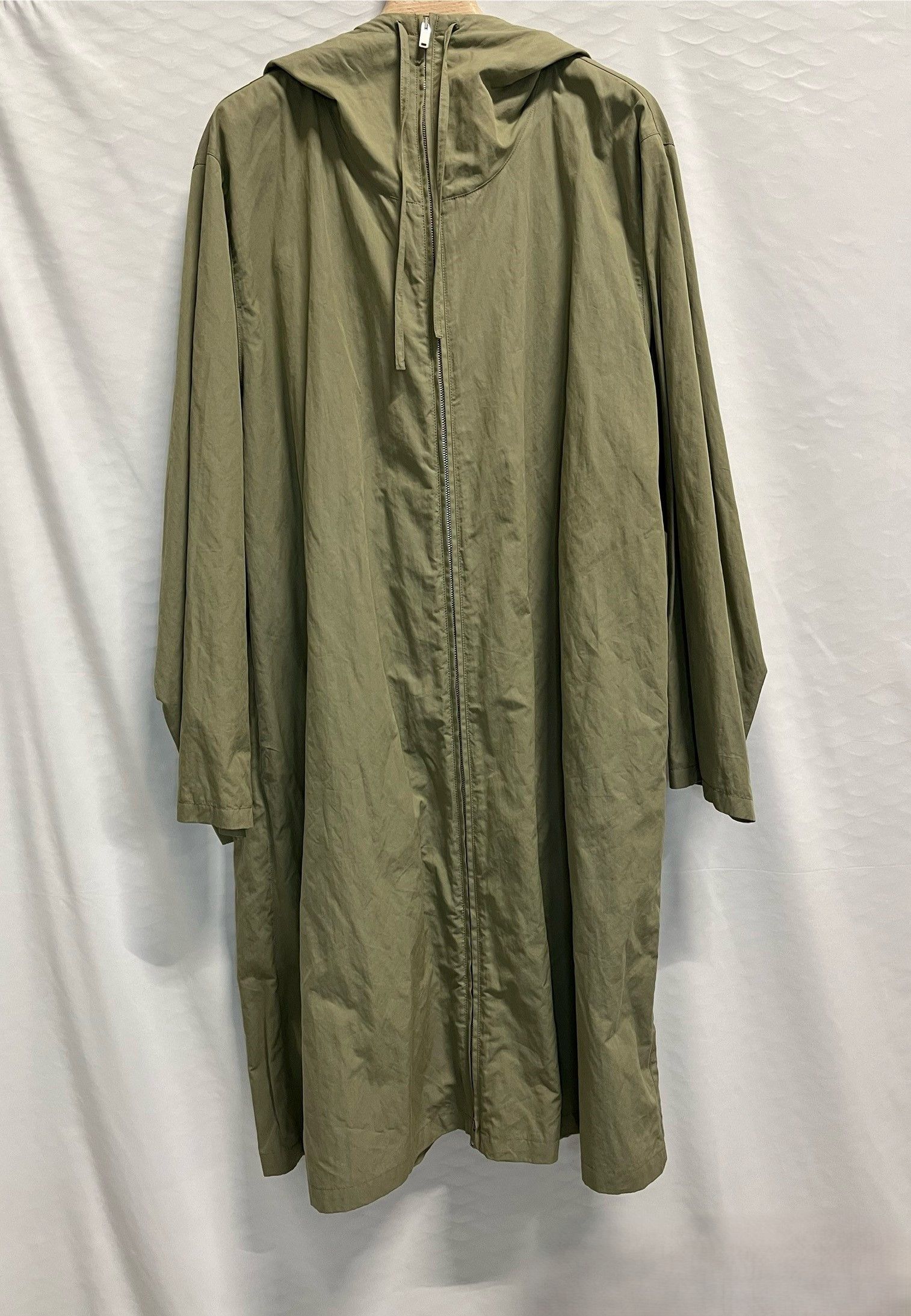 Jil Sander o1loc1c1124 Hooded Mod Coat in Khaki Size US XS / EU 42 / 0 - 1 Thumbnail