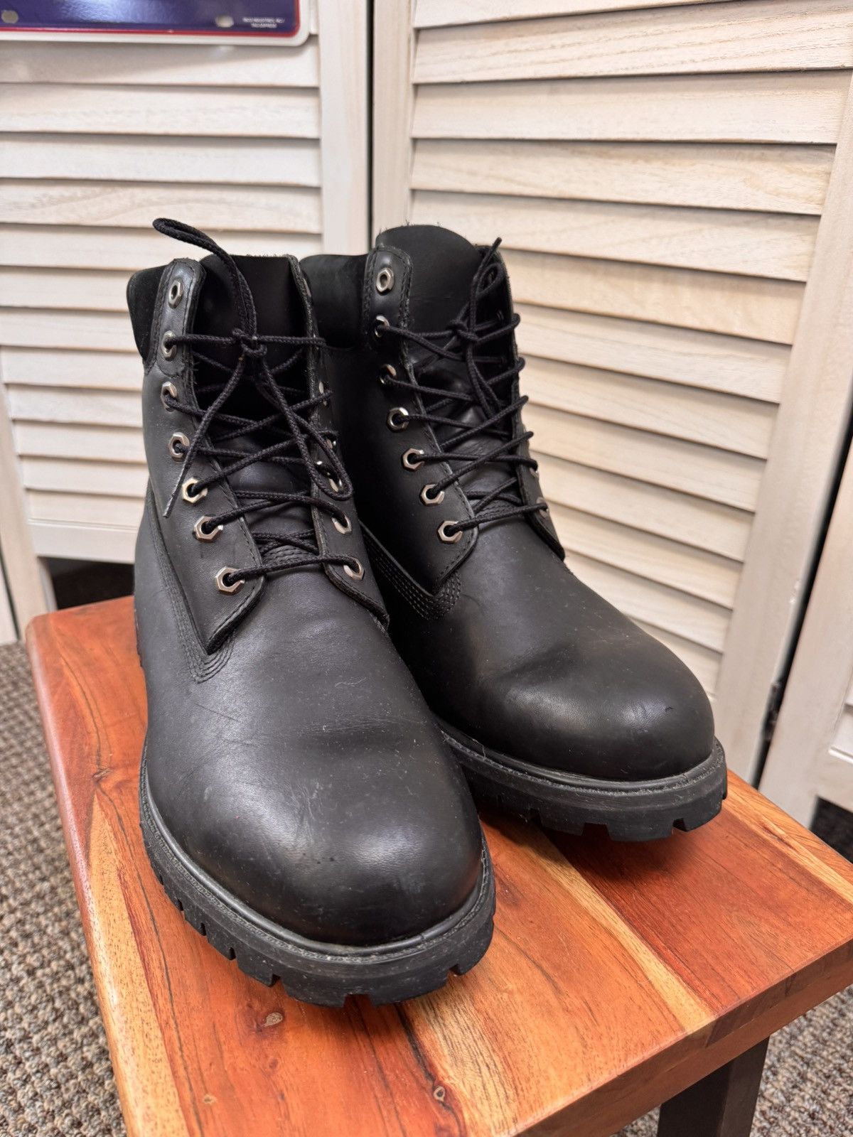 Men’s Casual Black Leather Waterproof 400 Timberland 12