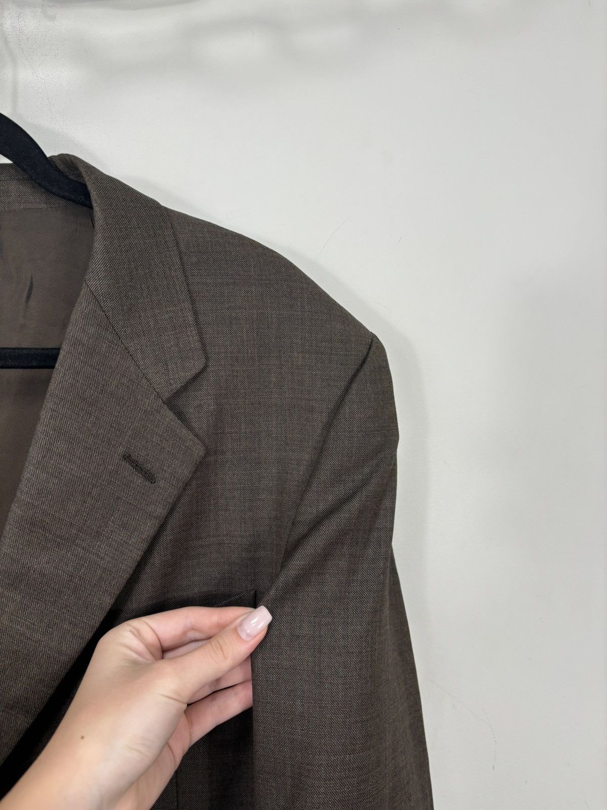 Davide Cenci Davide Cenci Vintage Men’s Italian Luxury Wool Blazer Jacket Size 46R - 16 Thumbnail