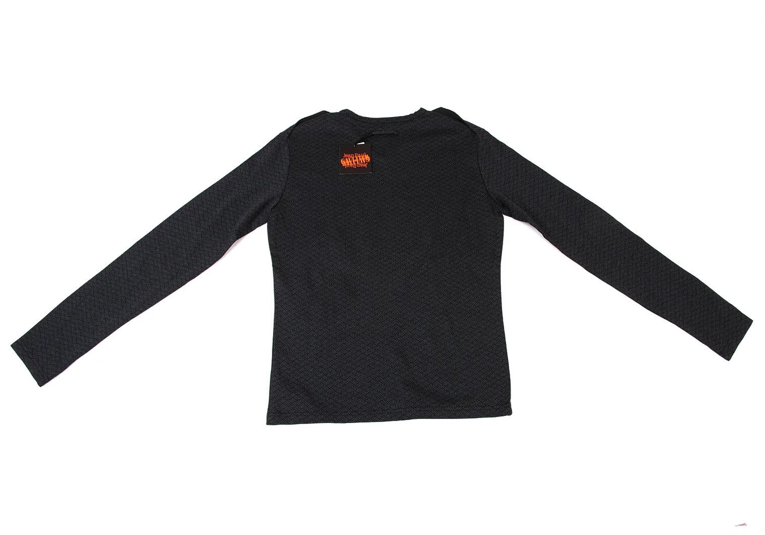 Jean Paul Gaultier Epitome Print Cotton Cut and Sew Top in Gray and Black Size US M / EU 48-50 / 2 - 9 Thumbnail