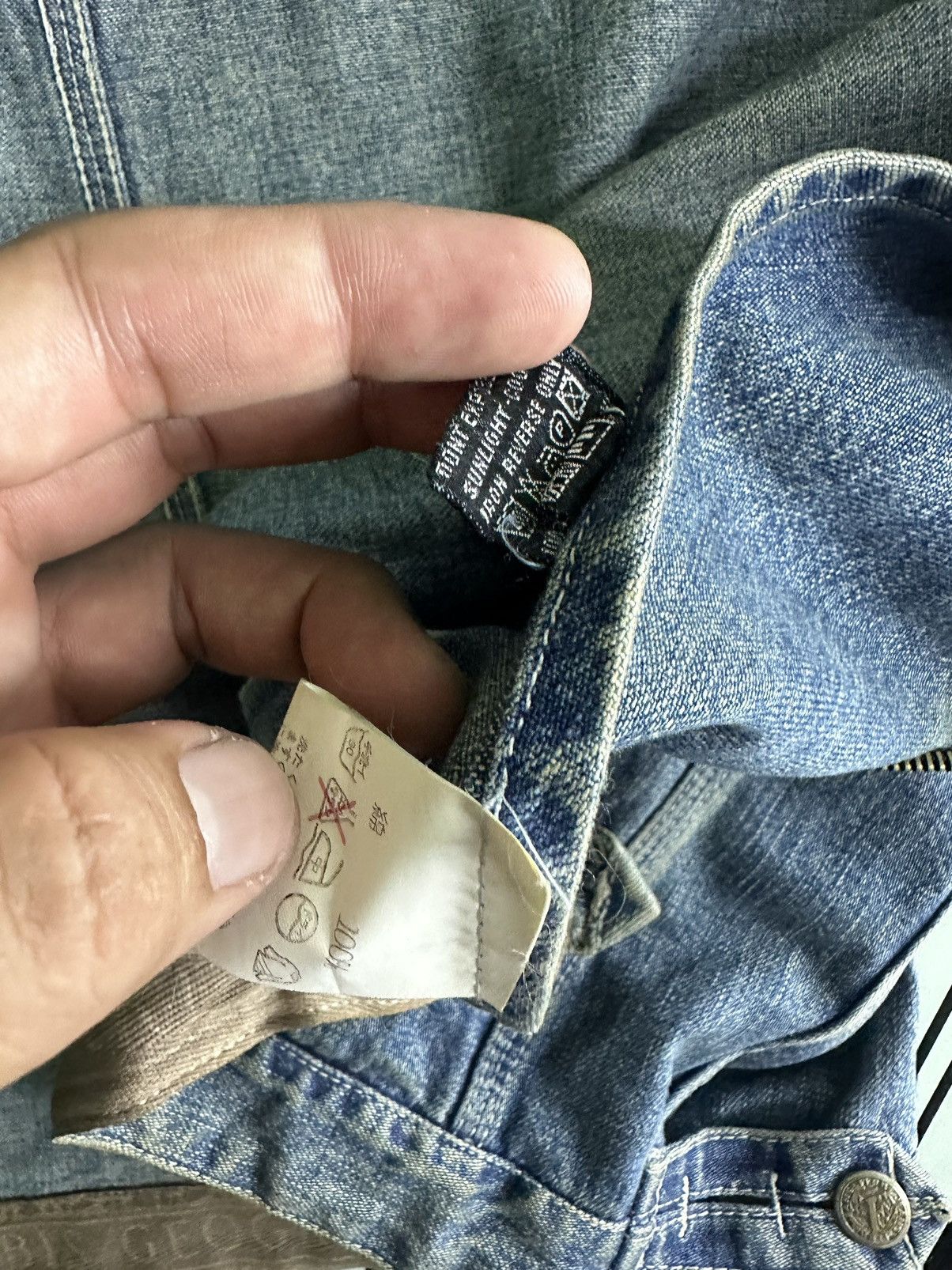 Ferre × If Six Was Nine × Vintage Vintage Ferre Jeans Sun Faded Worker Jacket Size US L / EU 52-54 / 3 - 17 Thumbnail