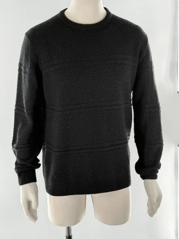 John Richmond Richmond Maglione Girocollo Uomo Taglia L Nero Size US L / EU 52-54 / 3 - 3 Thumbnail