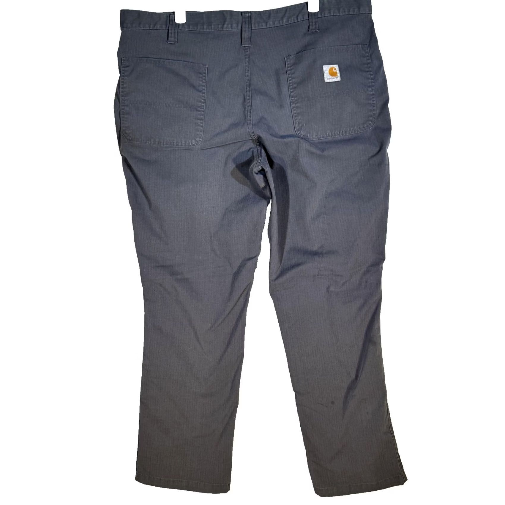 Carhartt Carhartt Pants Mens 38x29 Gray Ripstop Relaxed Fit Work Utility Zip Pocket Size US 38 / EU 54 - 2 Thumbnail