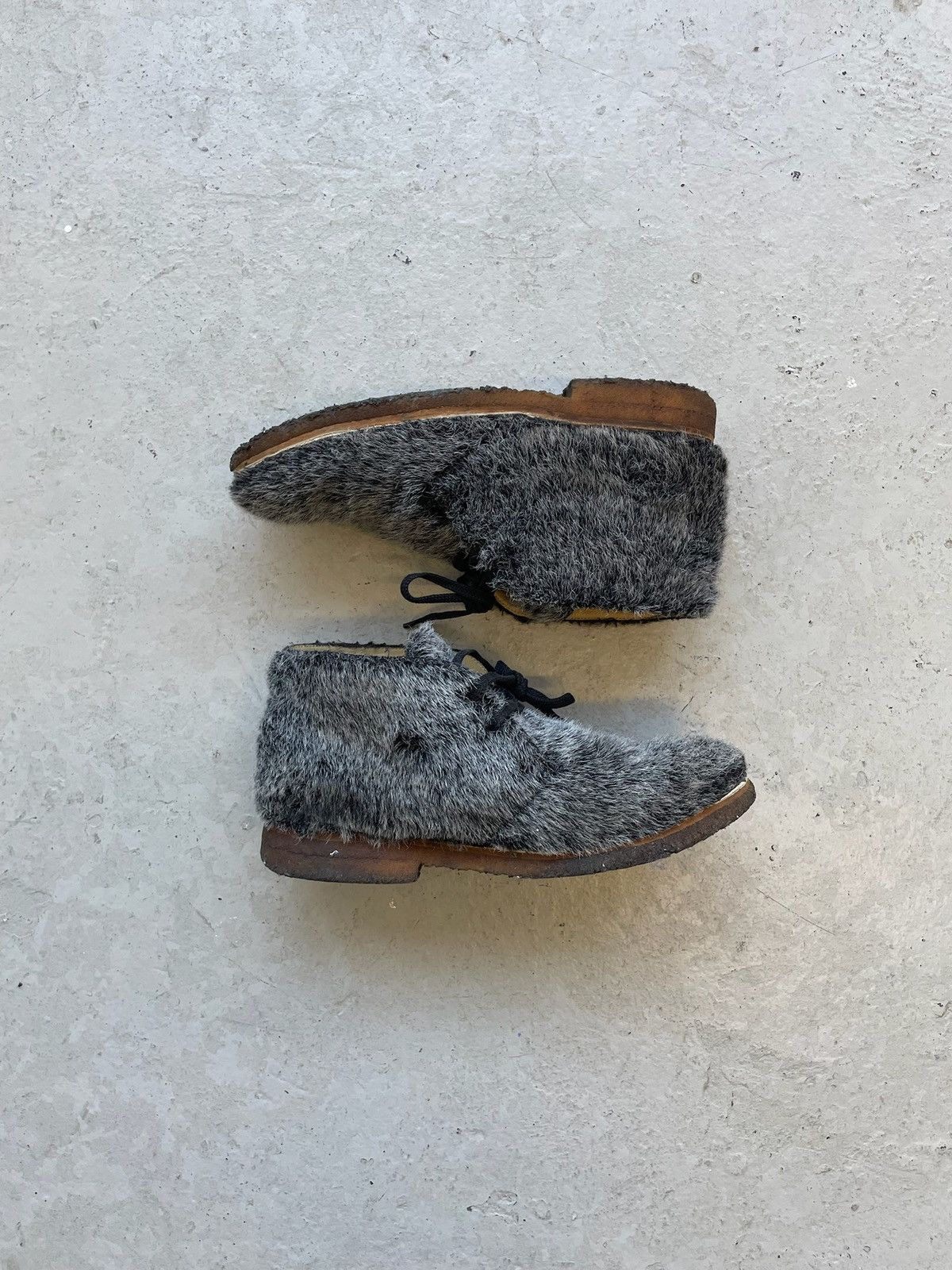 Comme des Garcons Comme Des Garcons Homme Plus Wool Shoes Size US 7.5 / IT 37.5 - 2 Thumbnail
