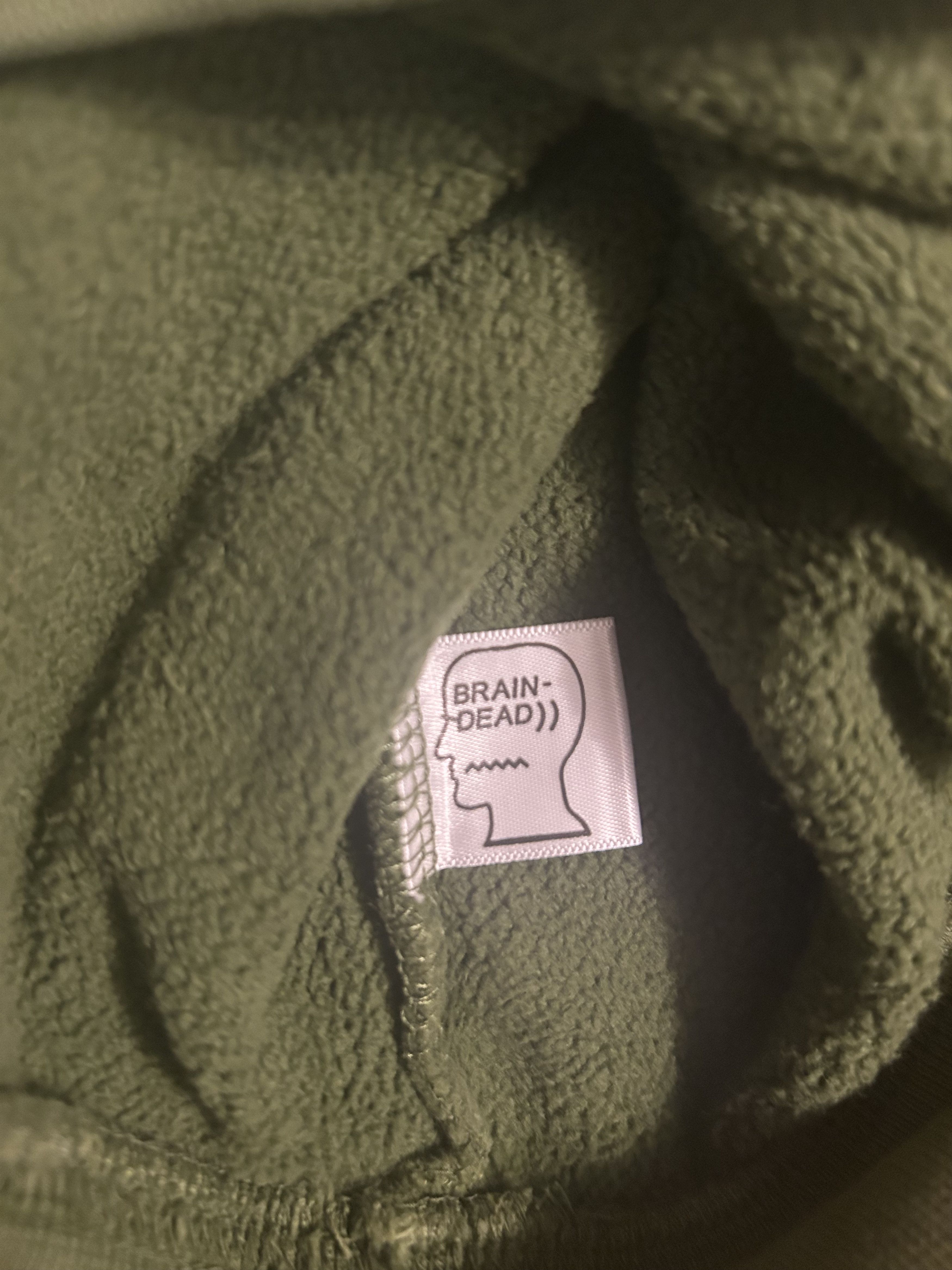 Brain Dead Brain Dead x Them Blade Enforcer Sweatshirt, Green Medium Size US M / EU 48-50 / 2 - 8 Thumbnail