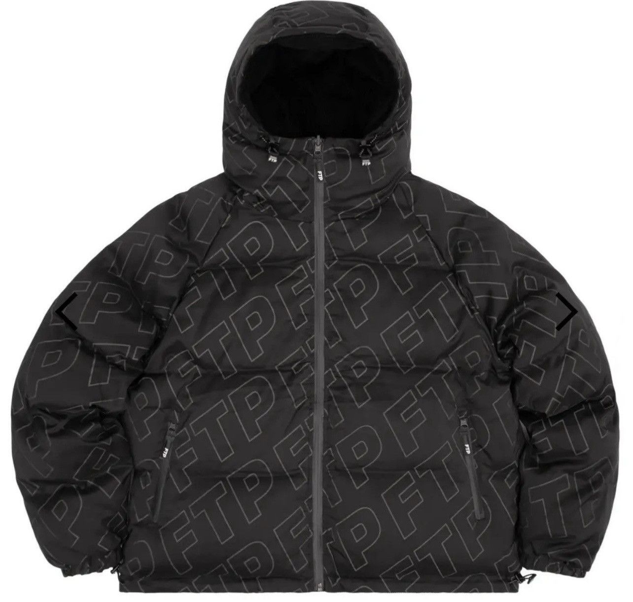 Fuck The Population BRAND NEW FTP Corduroy Reversible Puffer Jacket Black SZ XL Size US XL / EU 56 / 4 - 3 Thumbnail